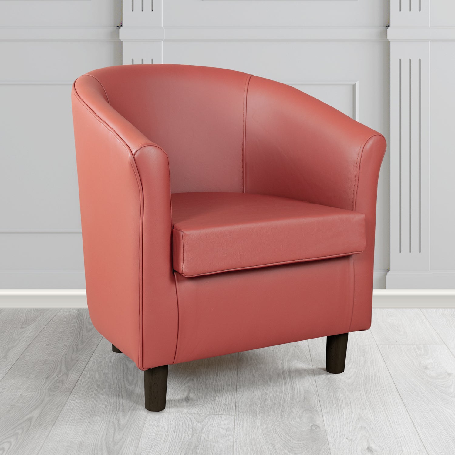 Tuscany Tub Chair in Crest Leather Shelly Crib 5 Genuine Leather