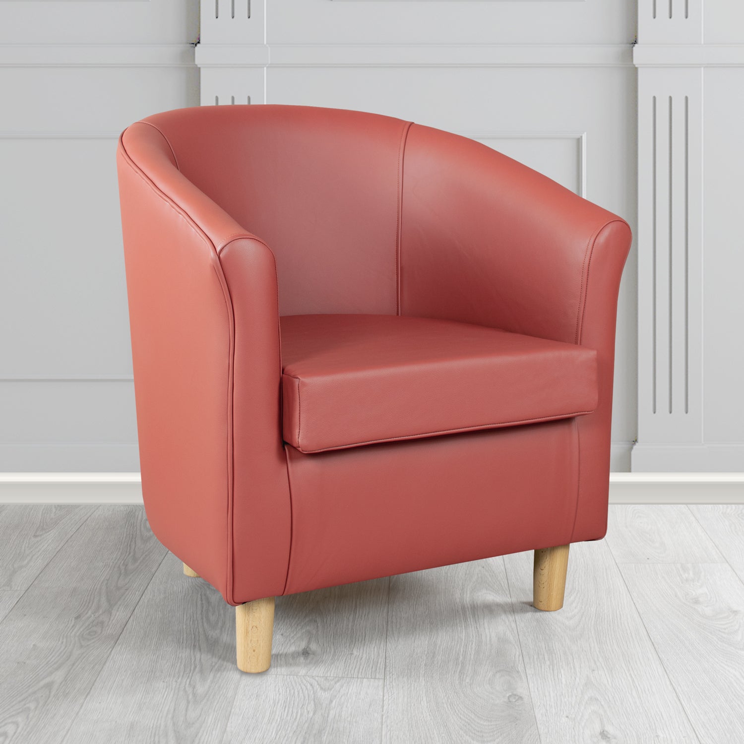 Tuscany Tub Chair in Crest Leather Shelly Crib 5 Genuine Leather