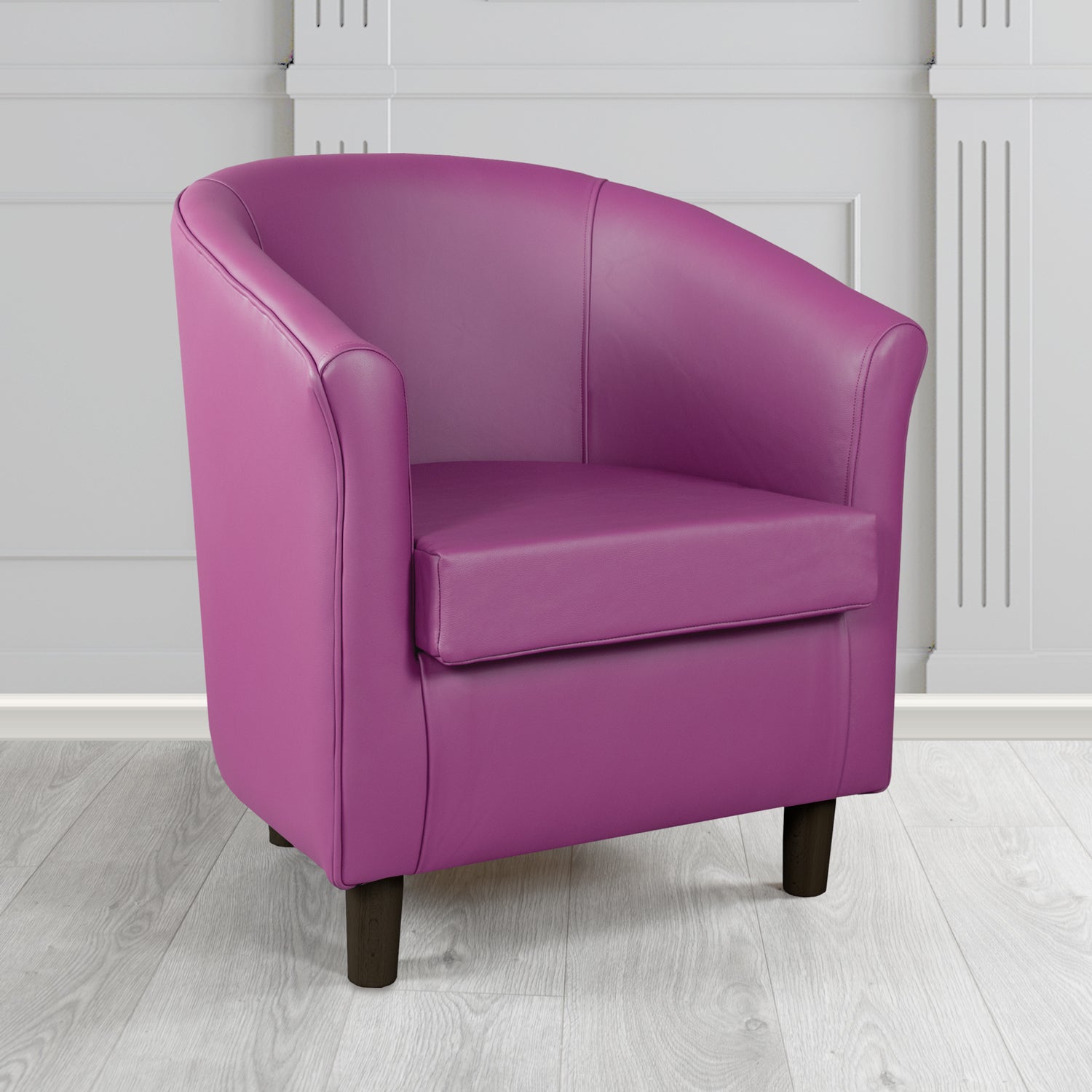 Tuscany Tub Chair in Crest Leather Shelly Crib 5 Genuine Leather