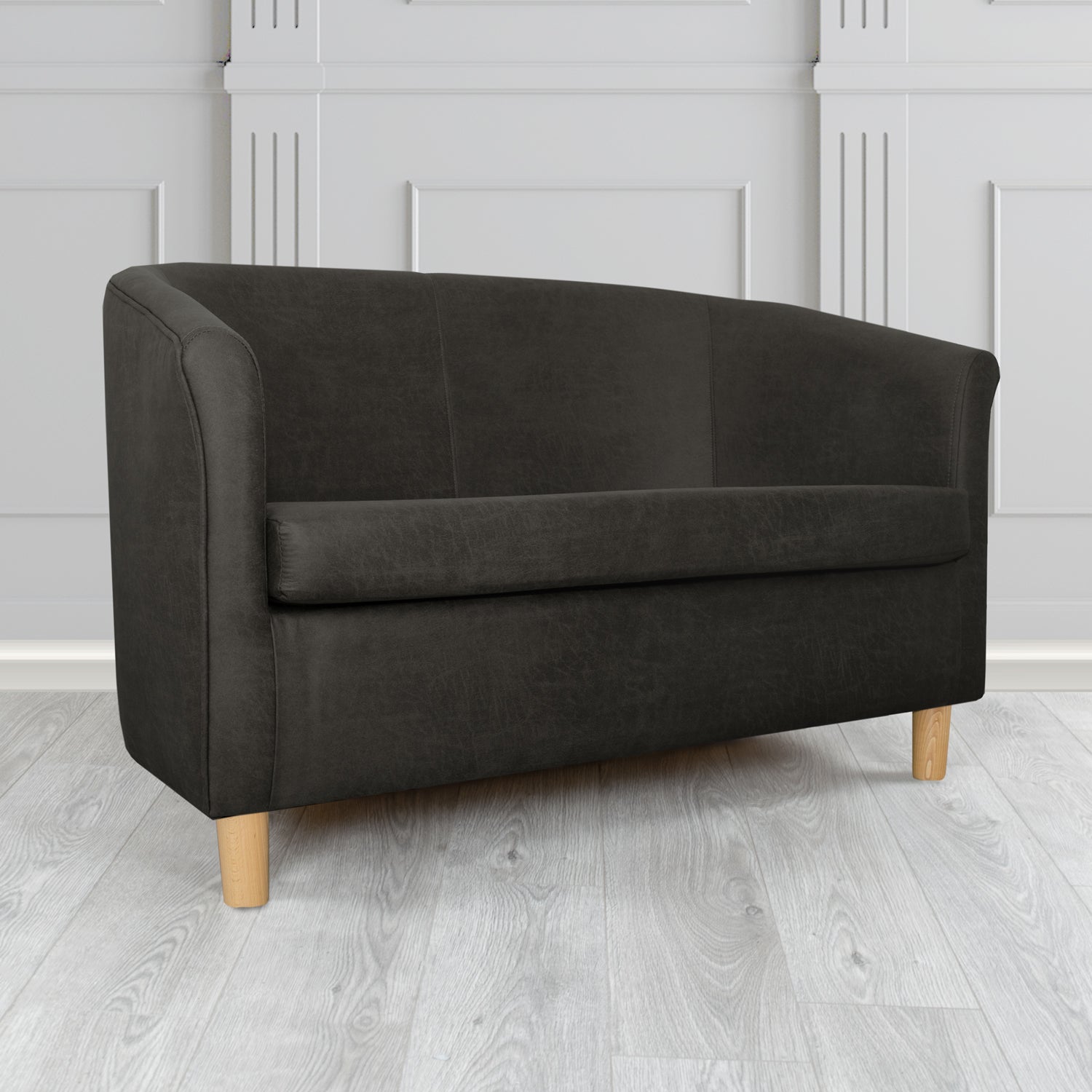 Tuscany 2 Seater Tub Sofa in Tubz Nevada Faux Leather
