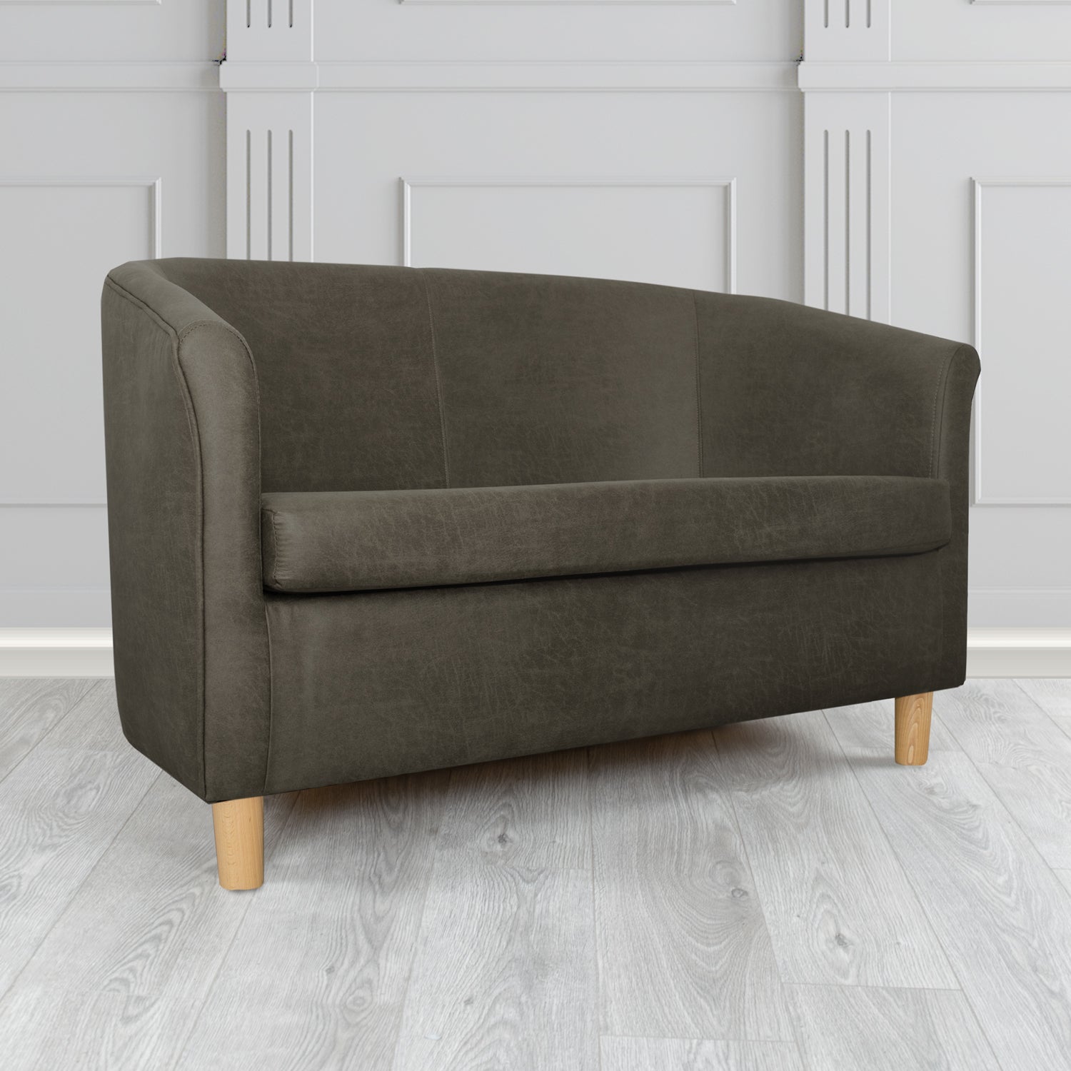 Tuscany 2 Seater Tub Sofa in Tubz Nevada Faux Leather