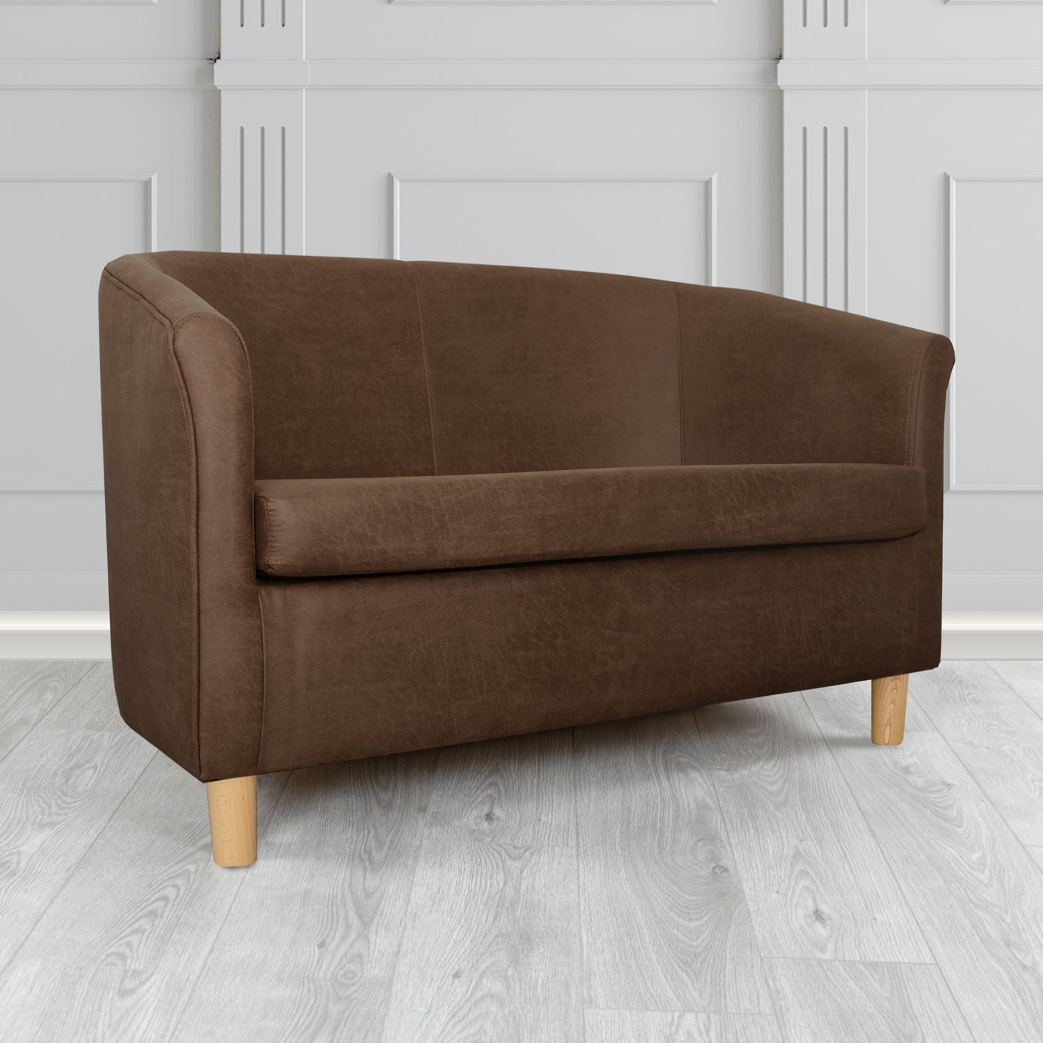 Tuscany 2 Seater Tub Sofa in Tubz Nevada Faux Leather