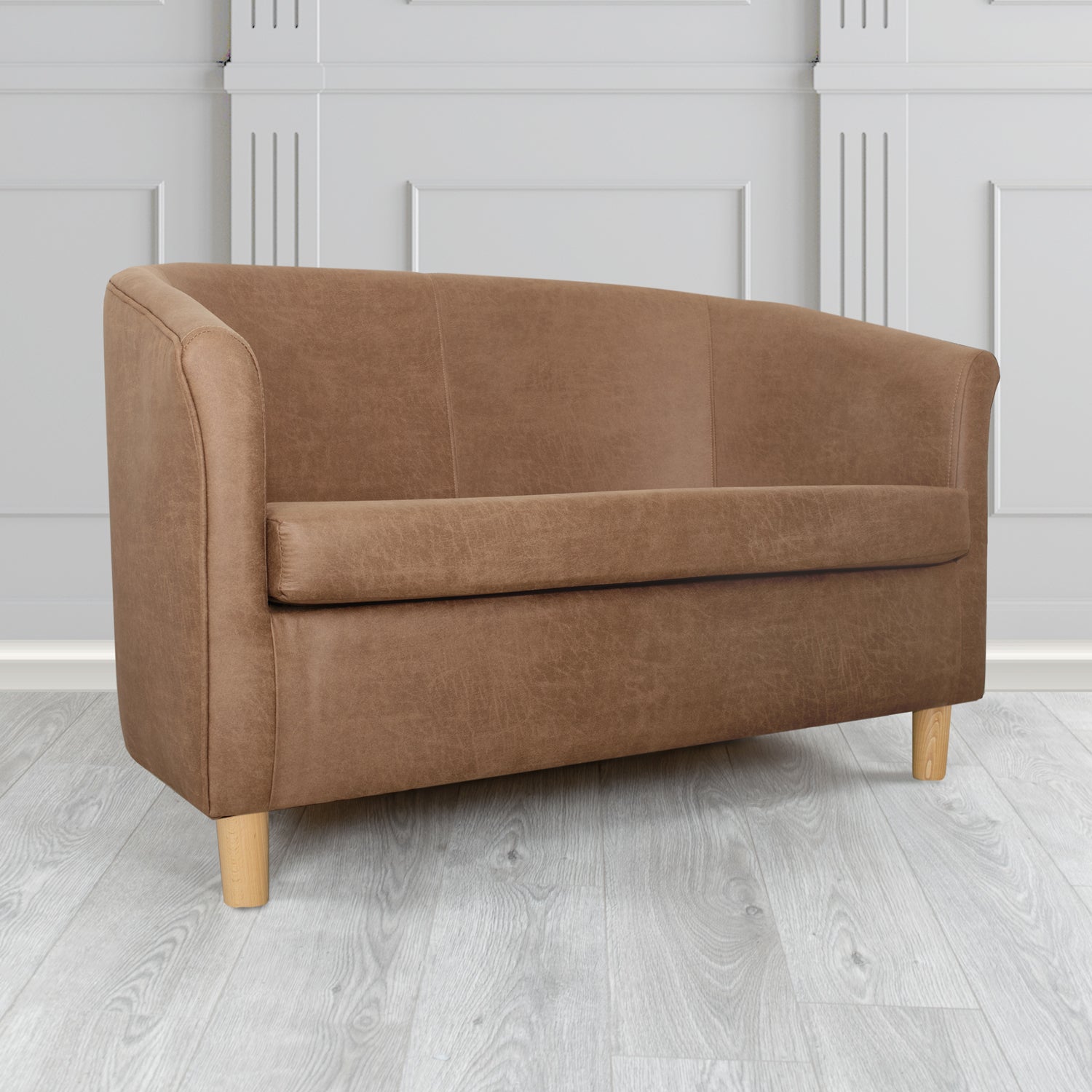 Tuscany 2 Seater Tub Sofa in Tubz Nevada Faux Leather