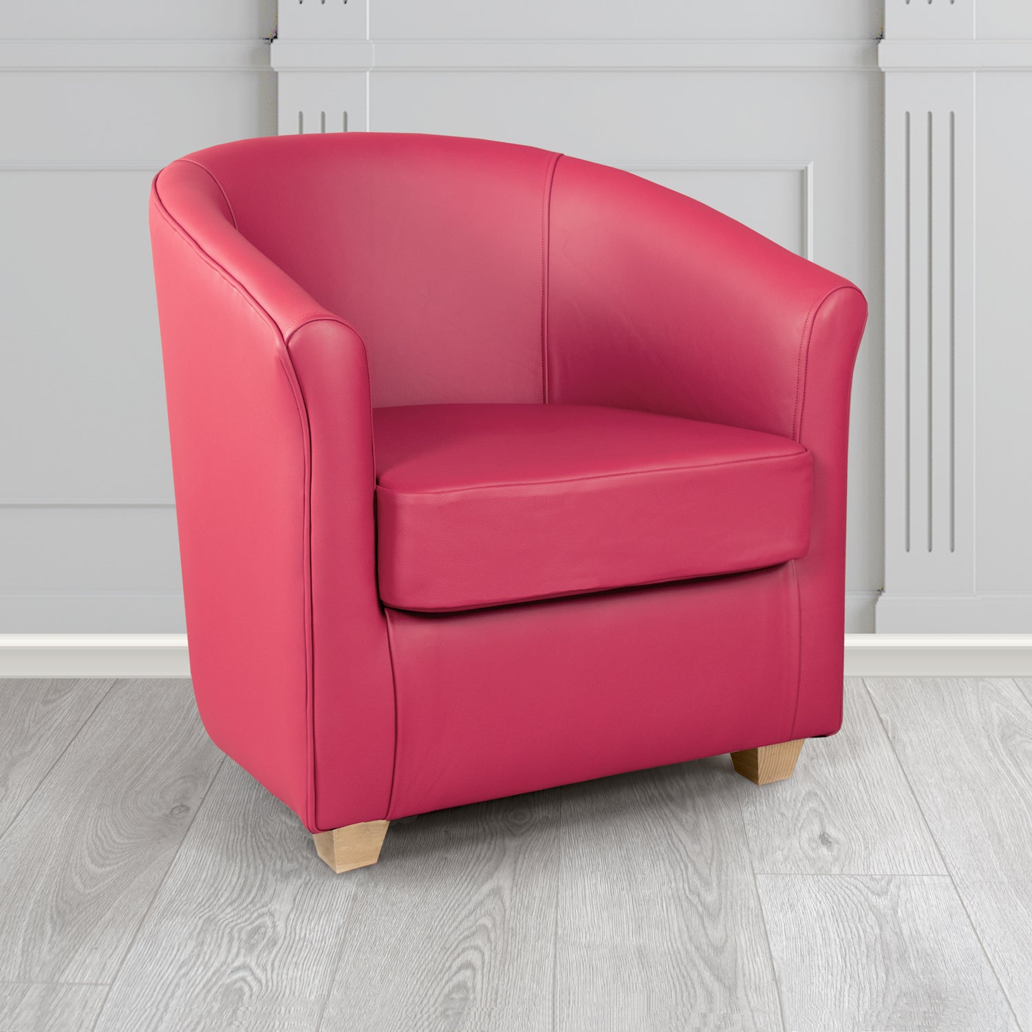 Cannes Shelly Anemone Crib 5 Genuine Leather Tub Chair