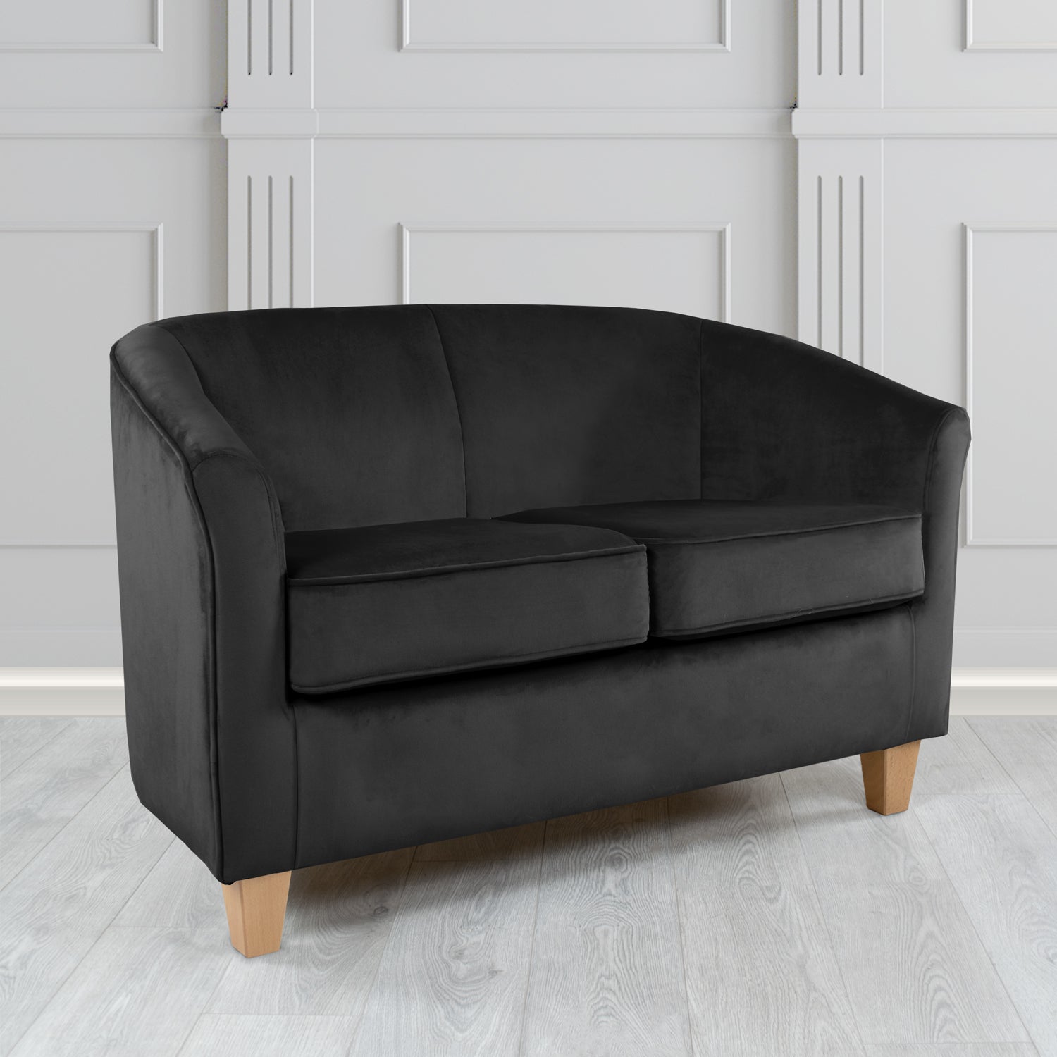 Black tub deals sofa