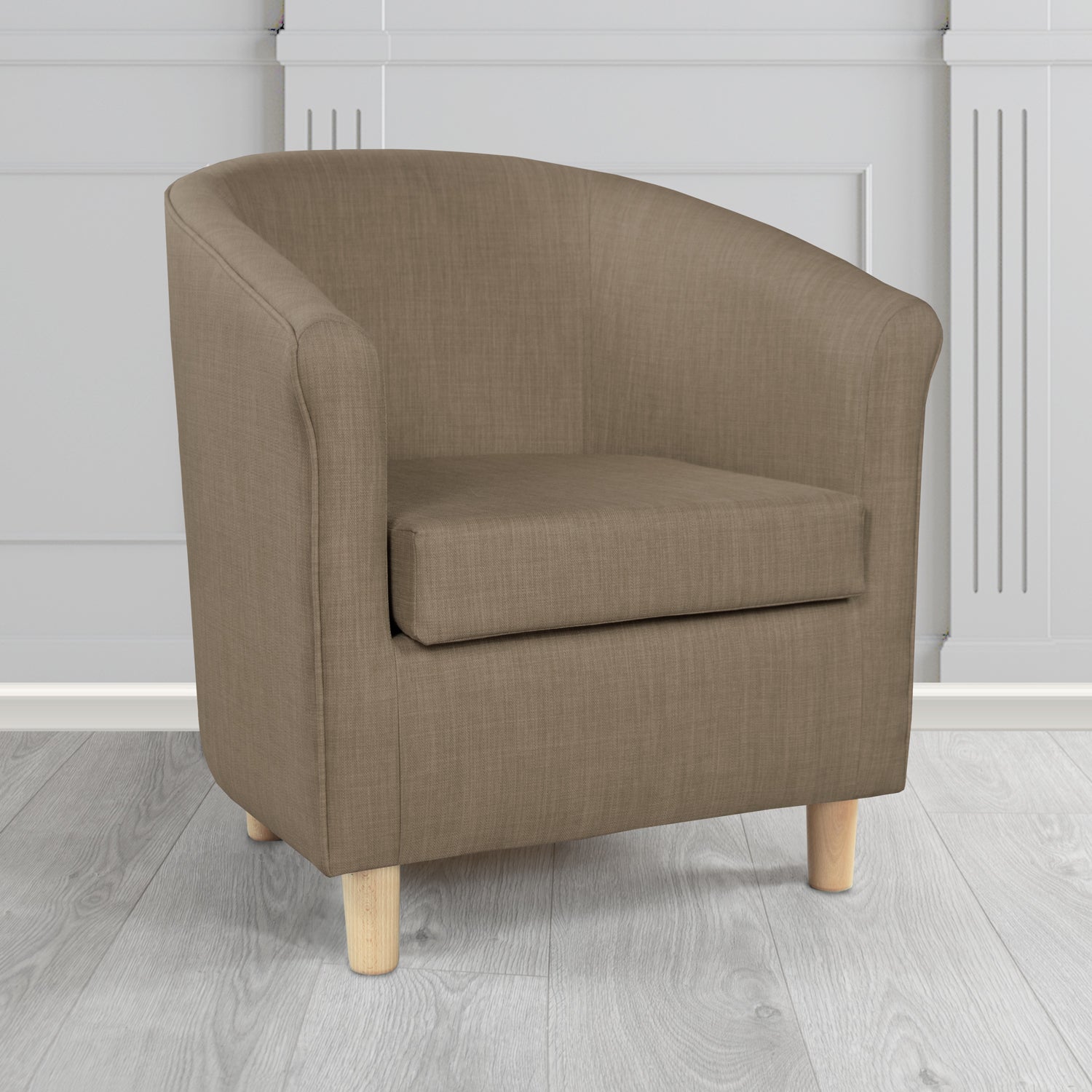 Tuscany Tub Chair in Charles Plain Linen Fabric