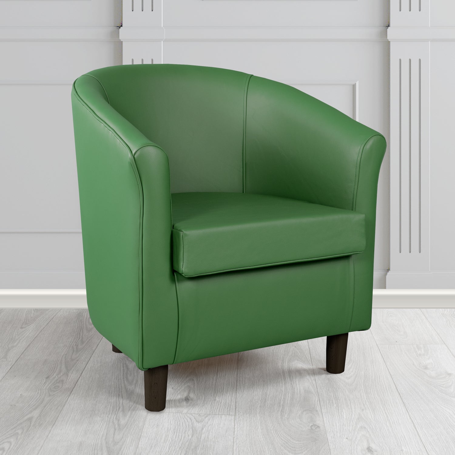 Tuscany Shelly Jade Green Crib 5 Genuine Leather Tub Chair - The Tub Chair Shop