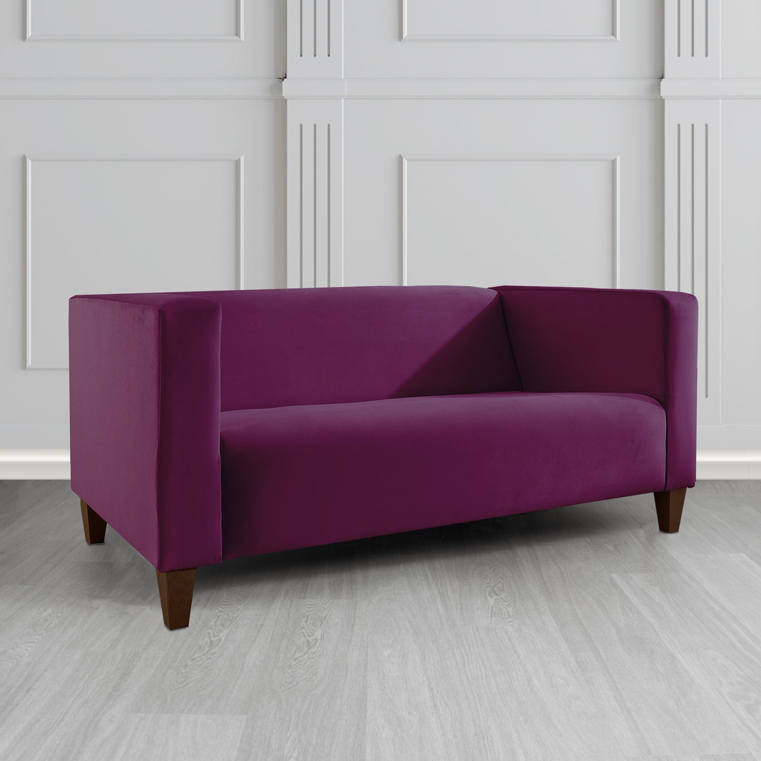 Bonnie 2 Seater Sofa in Monaco Plush Velvet Fabric
