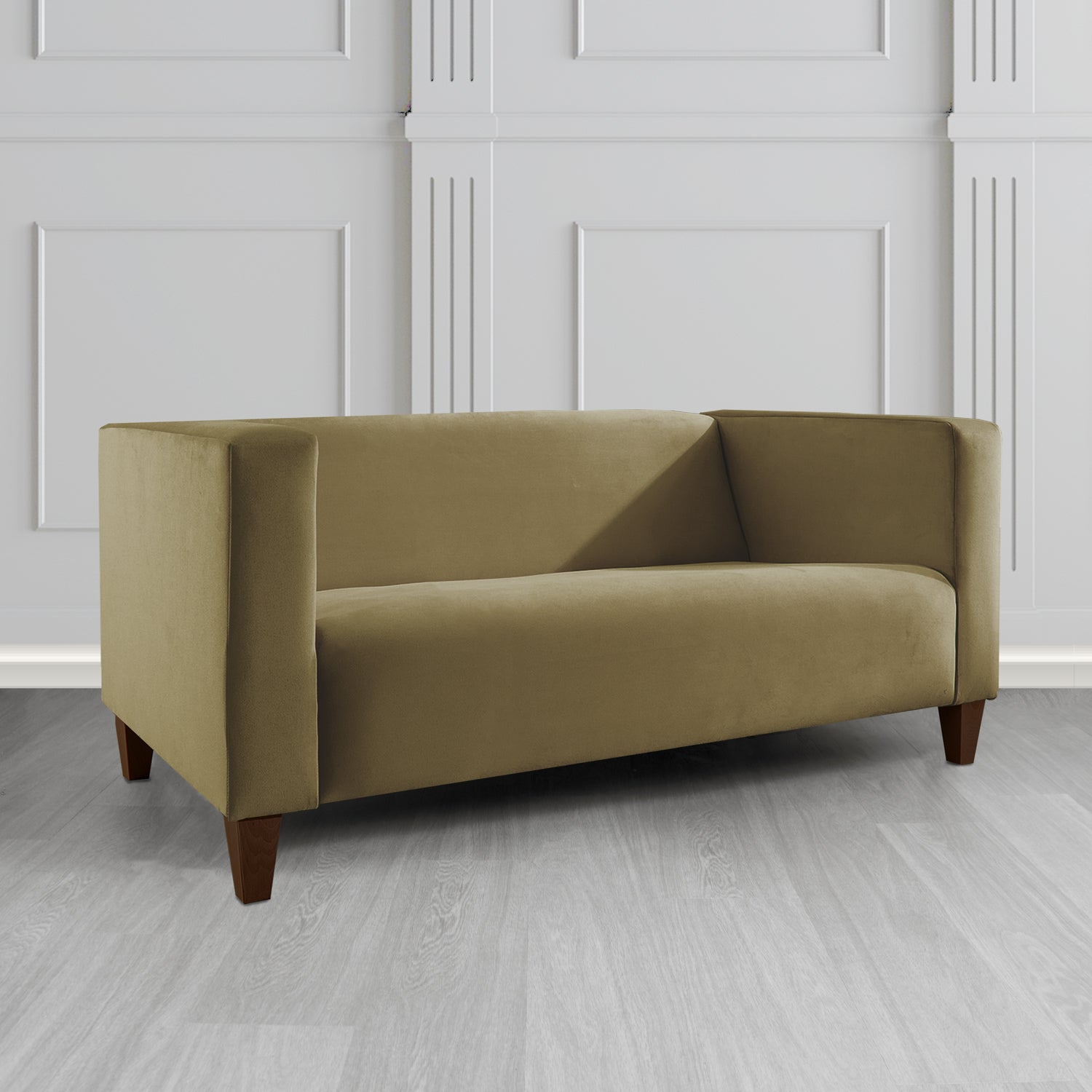Bonnie 2 Seater Sofa in Monaco Plush Velvet Fabric