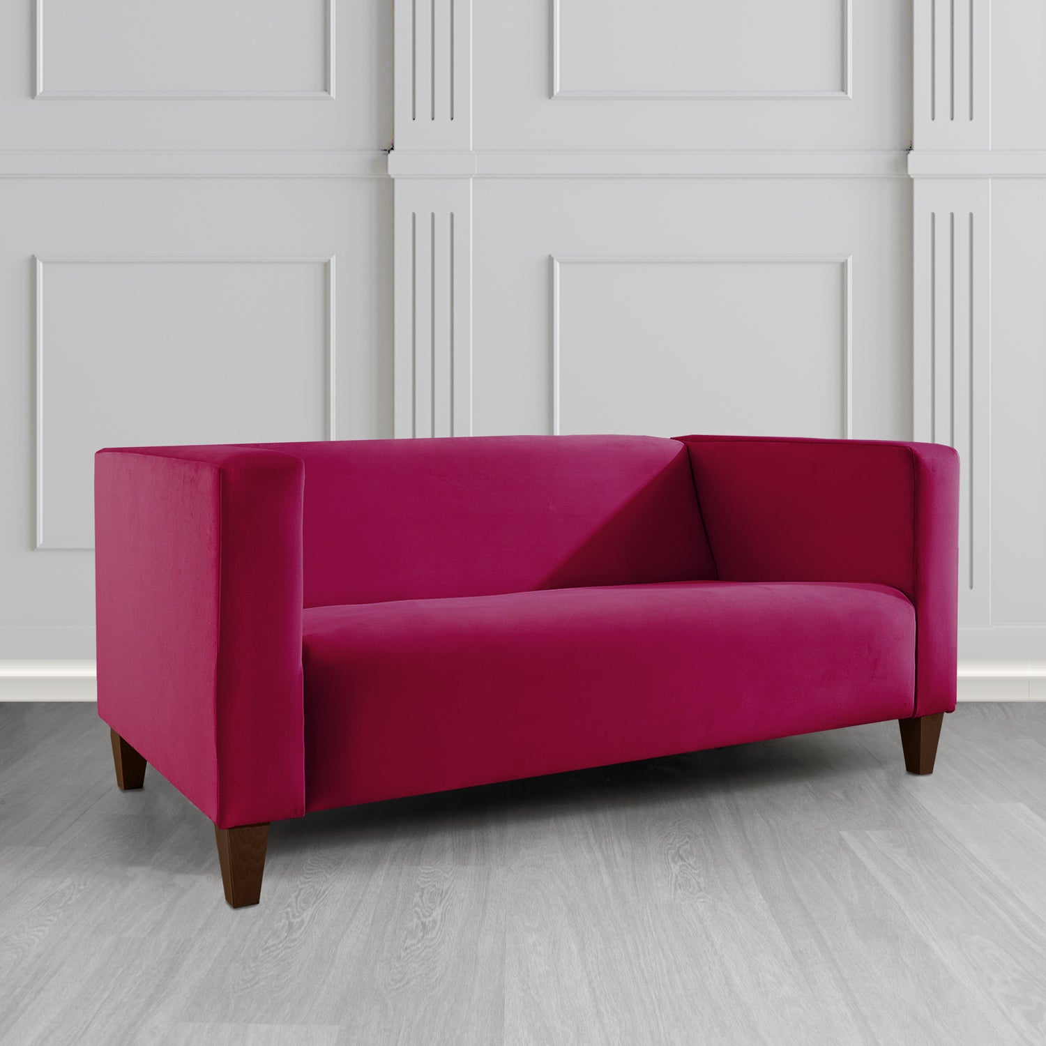 Bonnie 2 Seater Sofa in Monaco Plush Velvet Fabric