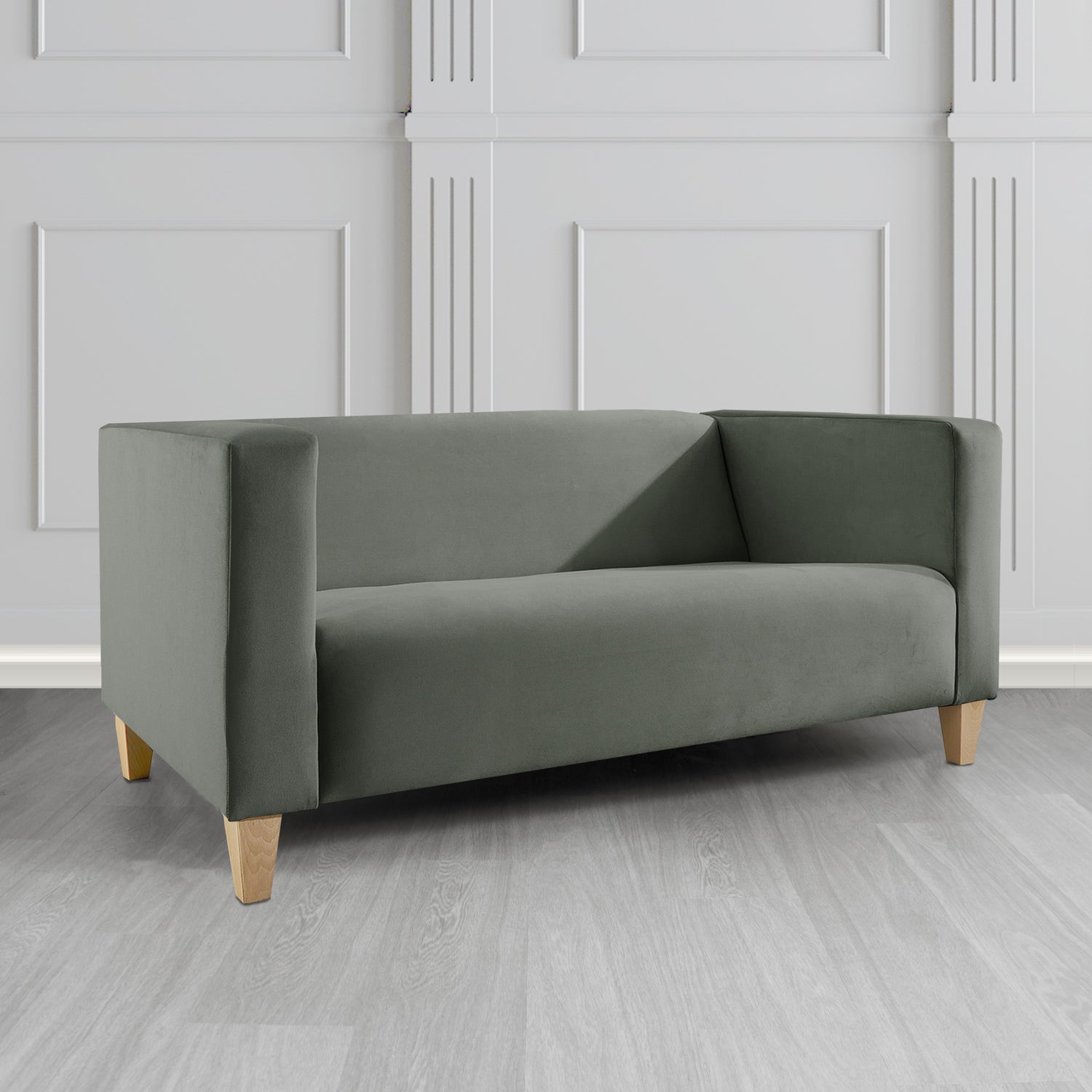 Bonnie 2 Seater Sofa in Monaco Plush Velvet Fabric