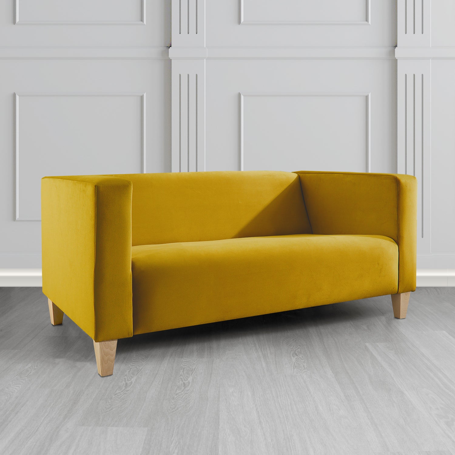 Bonnie 2 Seater Sofa in Monaco Plush Velvet Fabric