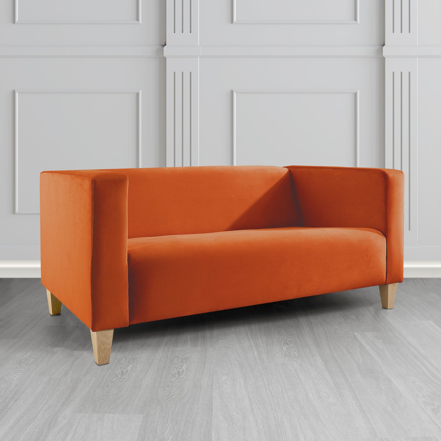 Bonnie 2 Seater Sofa in Monaco Plush Velvet Fabric