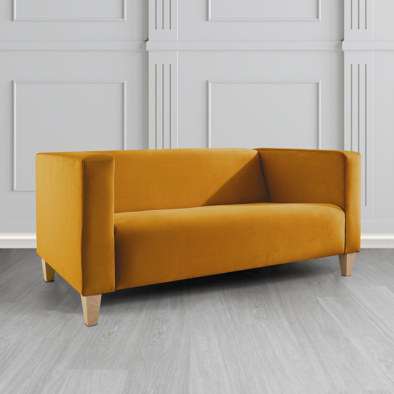 Bonnie 2 Seater Sofa in Monaco Plush Velvet Fabric