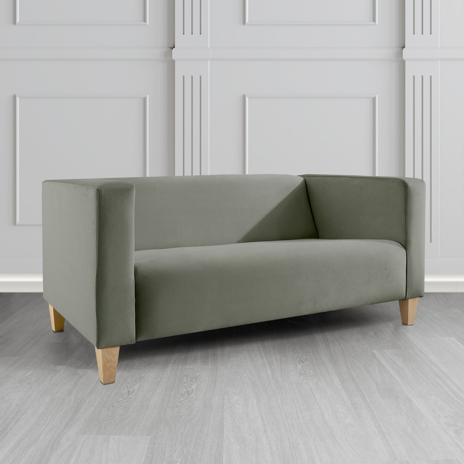 Bonnie 2 Seater Sofa in Monaco Plush Velvet Fabric