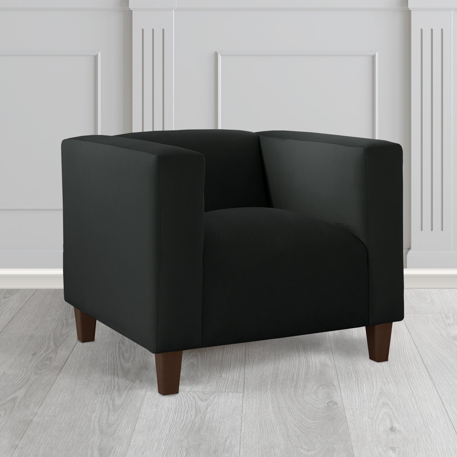 Bonnie Tub Armchair in Monaco Plush Velvet Fabric