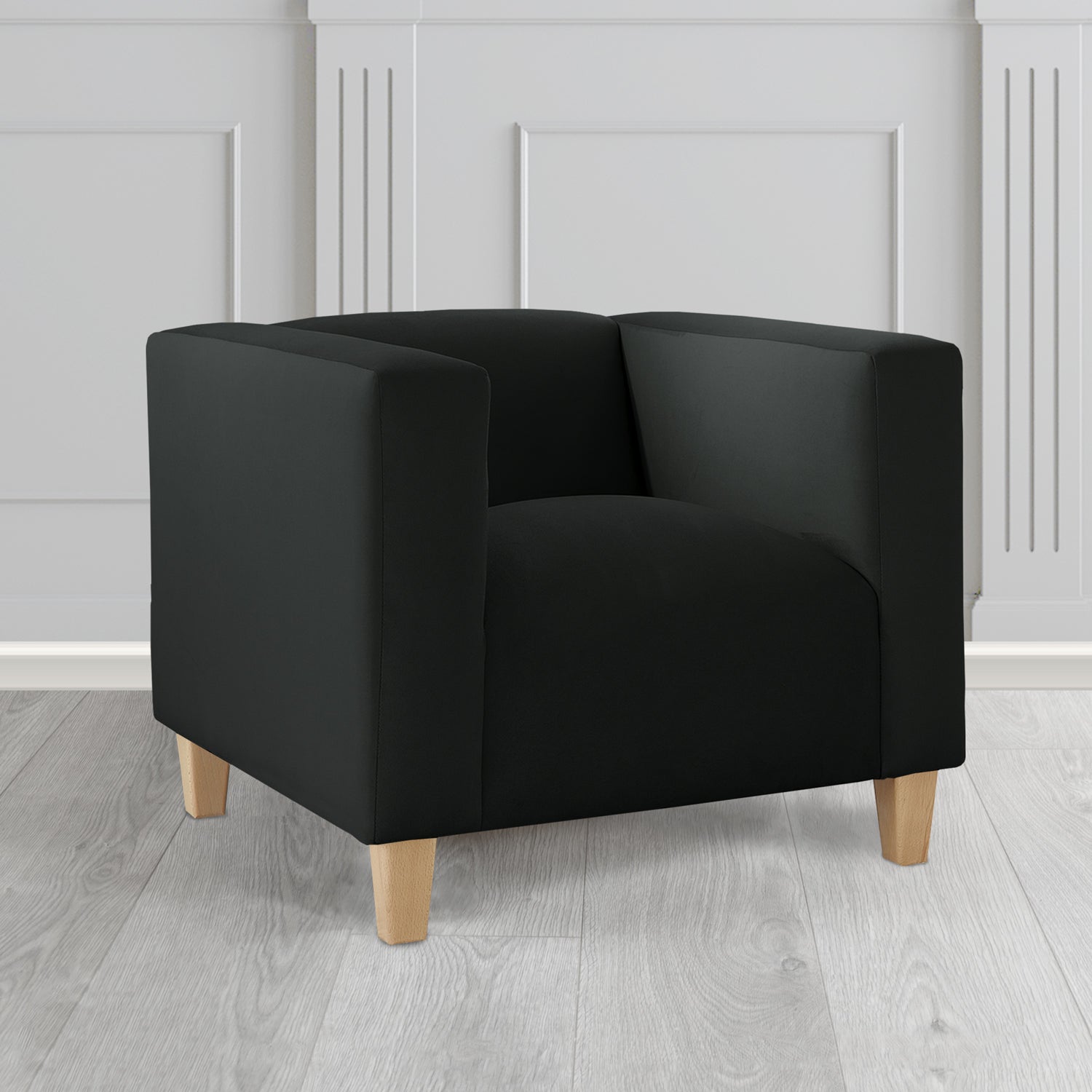 Bonnie Tub Armchair in Monaco Plush Velvet Fabric