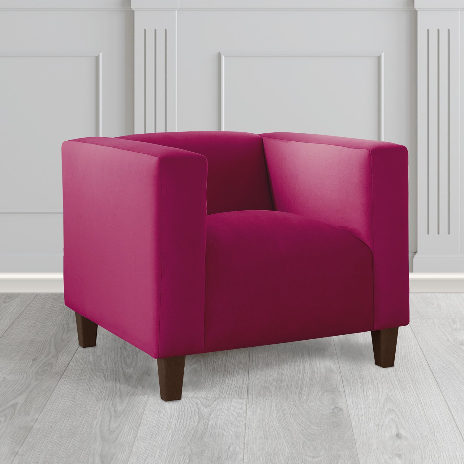 Bonnie Tub Armchair in Monaco Plush Velvet Fabric