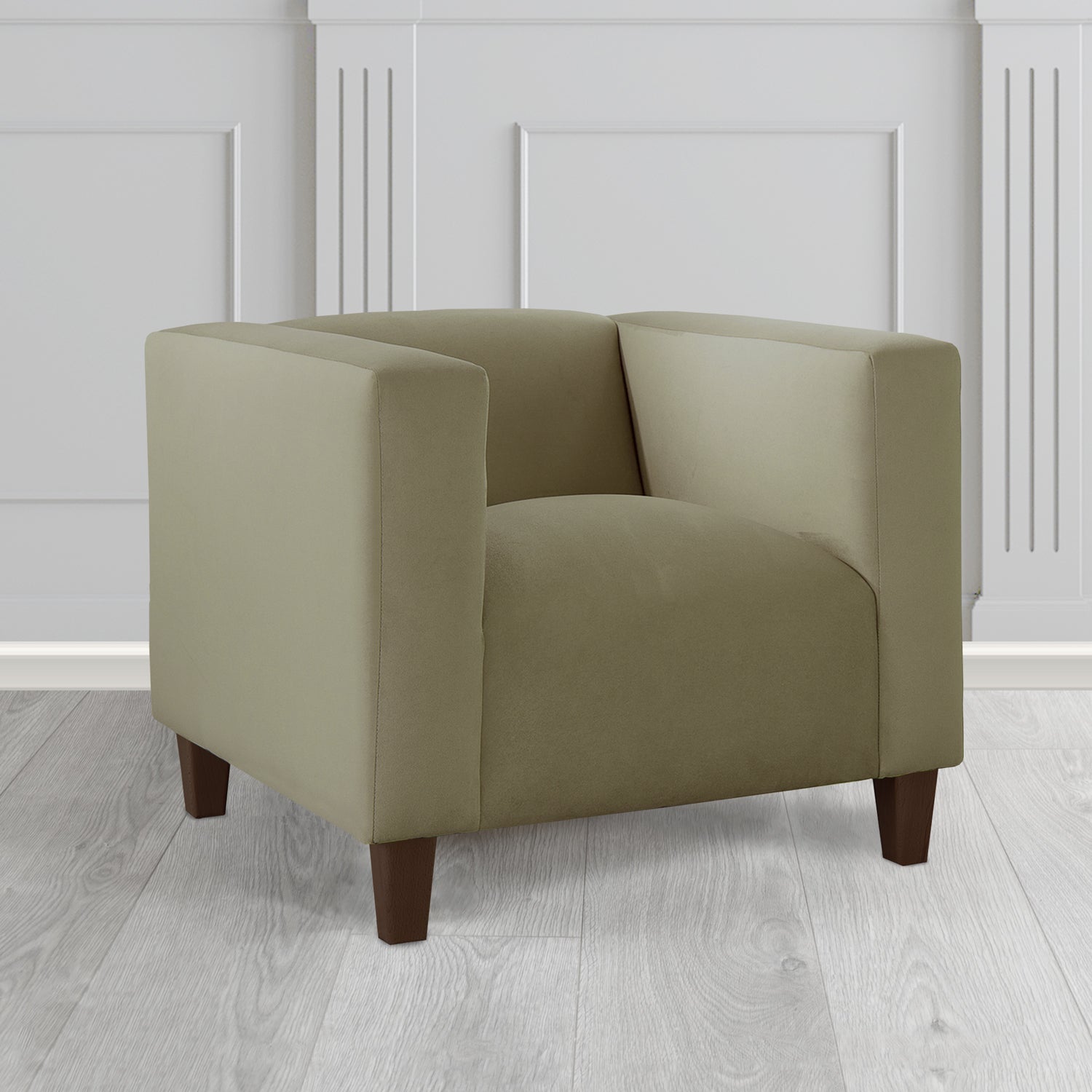 Bonnie Tub Armchair in Monaco Plush Velvet Fabric