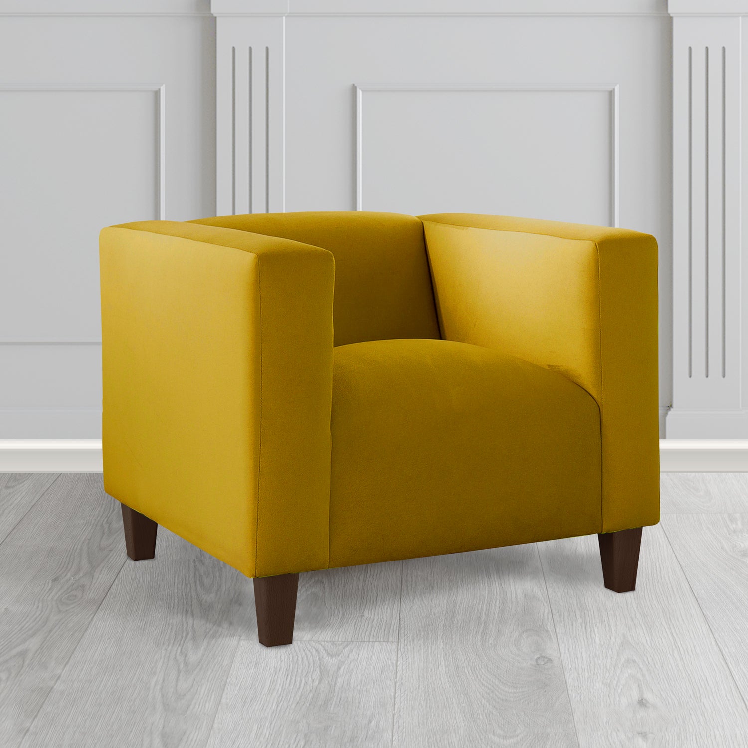 Bonnie Tub Armchair in Monaco Plush Velvet Fabric