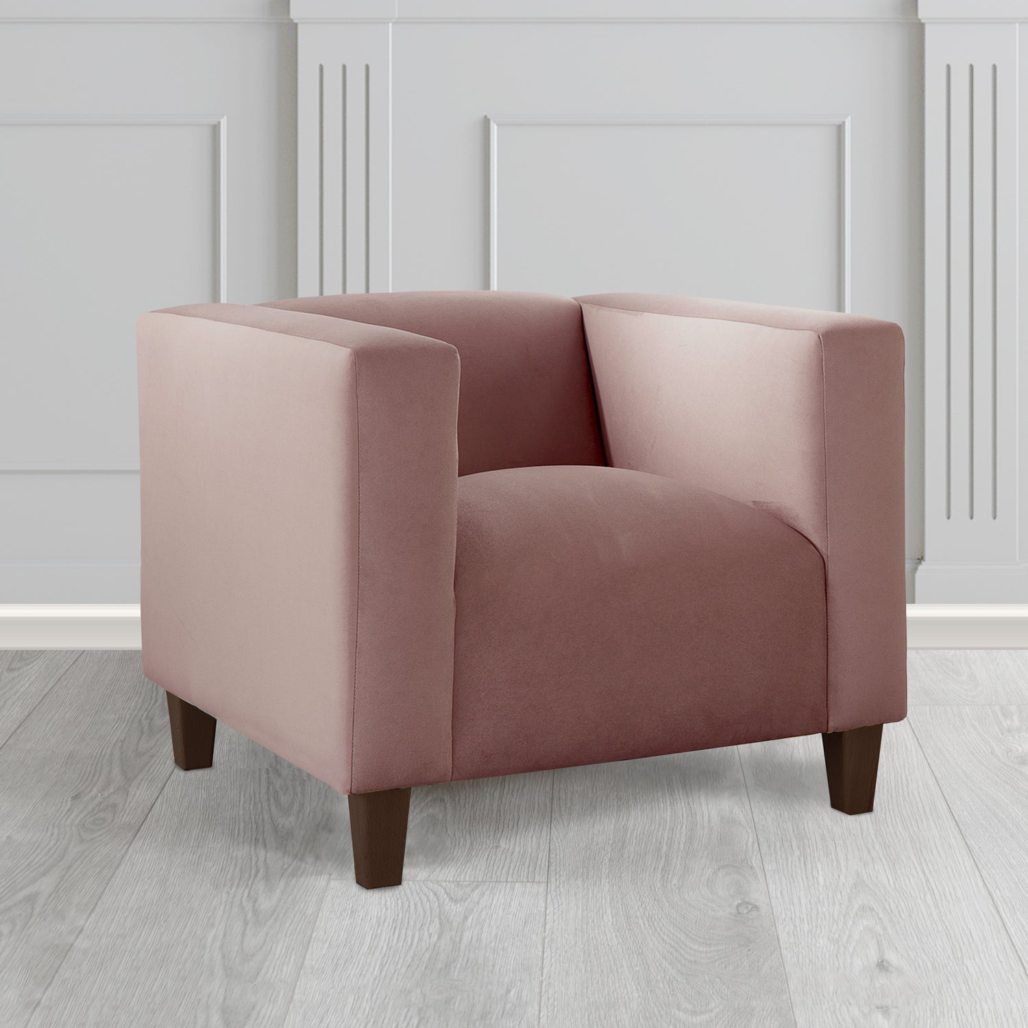 Bonnie Tub Armchair in Monaco Plush Velvet Fabric