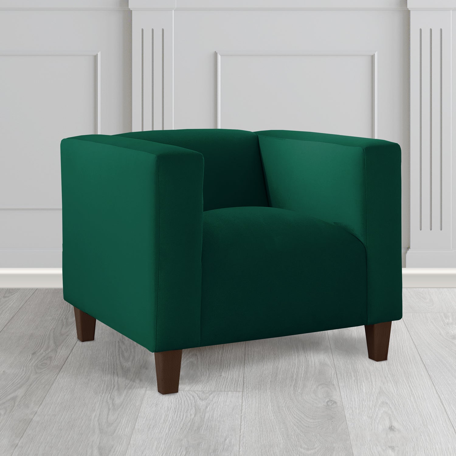 Bonnie Tub Armchair in Monaco Plush Velvet Fabric