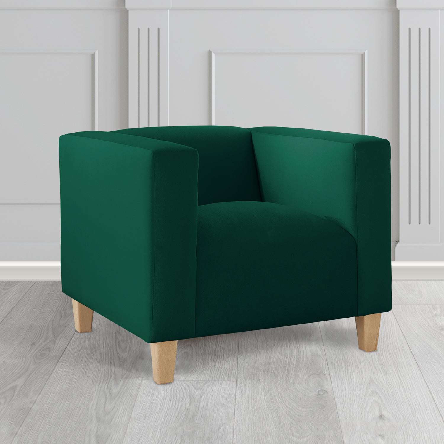 Bonnie Tub Armchair in Monaco Plush Velvet Fabric