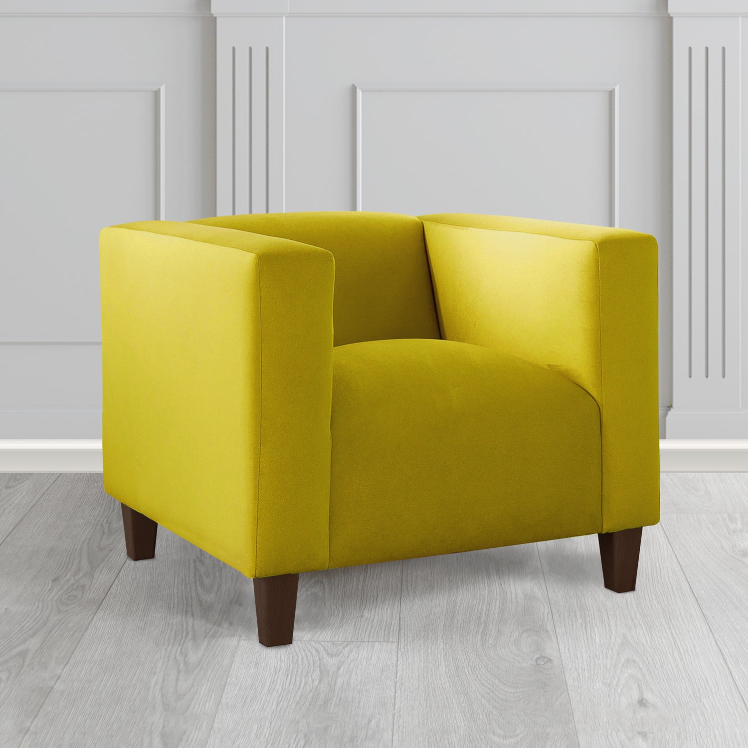 Bonnie Tub Armchair in Monaco Plush Velvet Fabric
