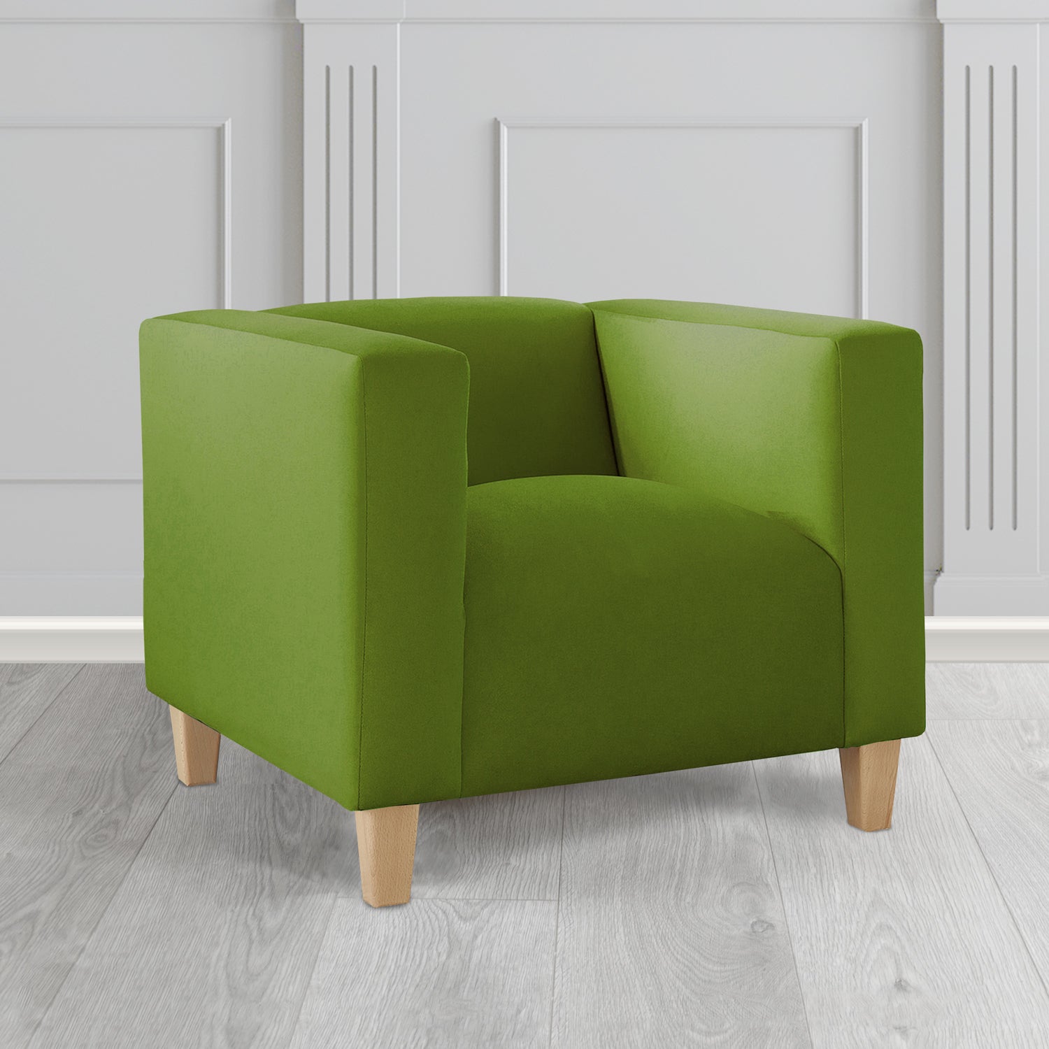 Bonnie Tub Armchair in Monaco Plush Velvet Fabric