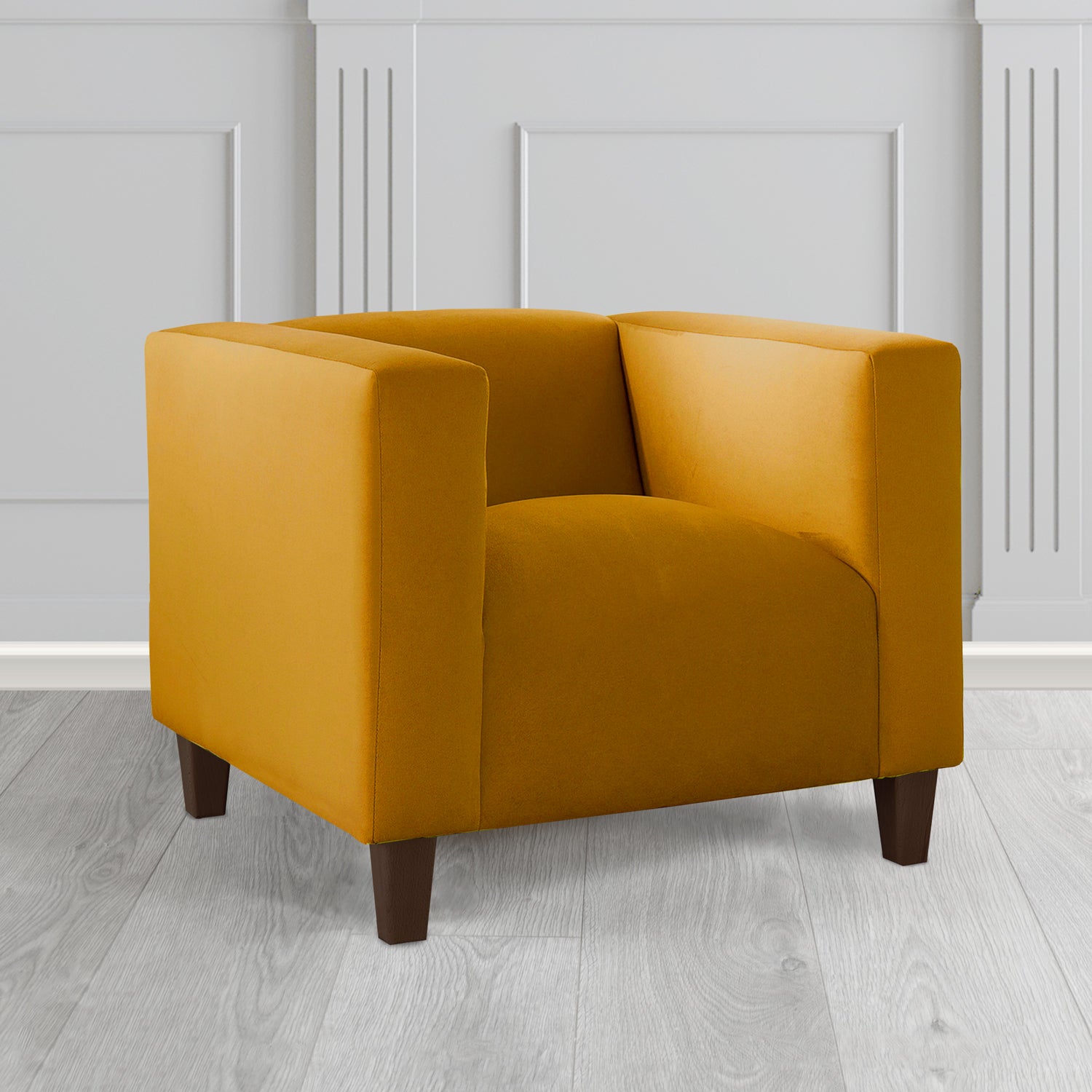Bonnie Tub Armchair in Monaco Plush Velvet Fabric
