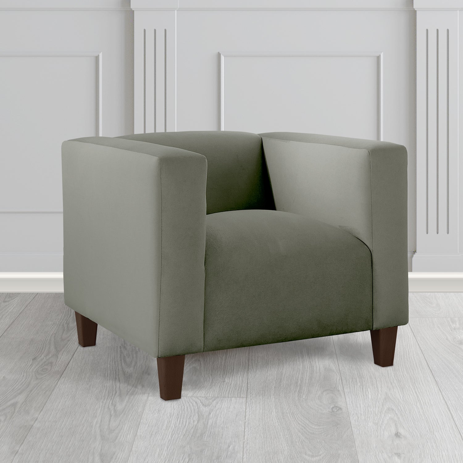 Bonnie Tub Armchair in Monaco Plush Velvet Fabric