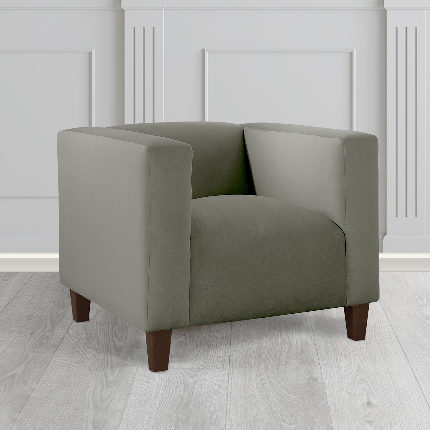 Bonnie Tub Armchair in Monaco Plush Velvet Fabric