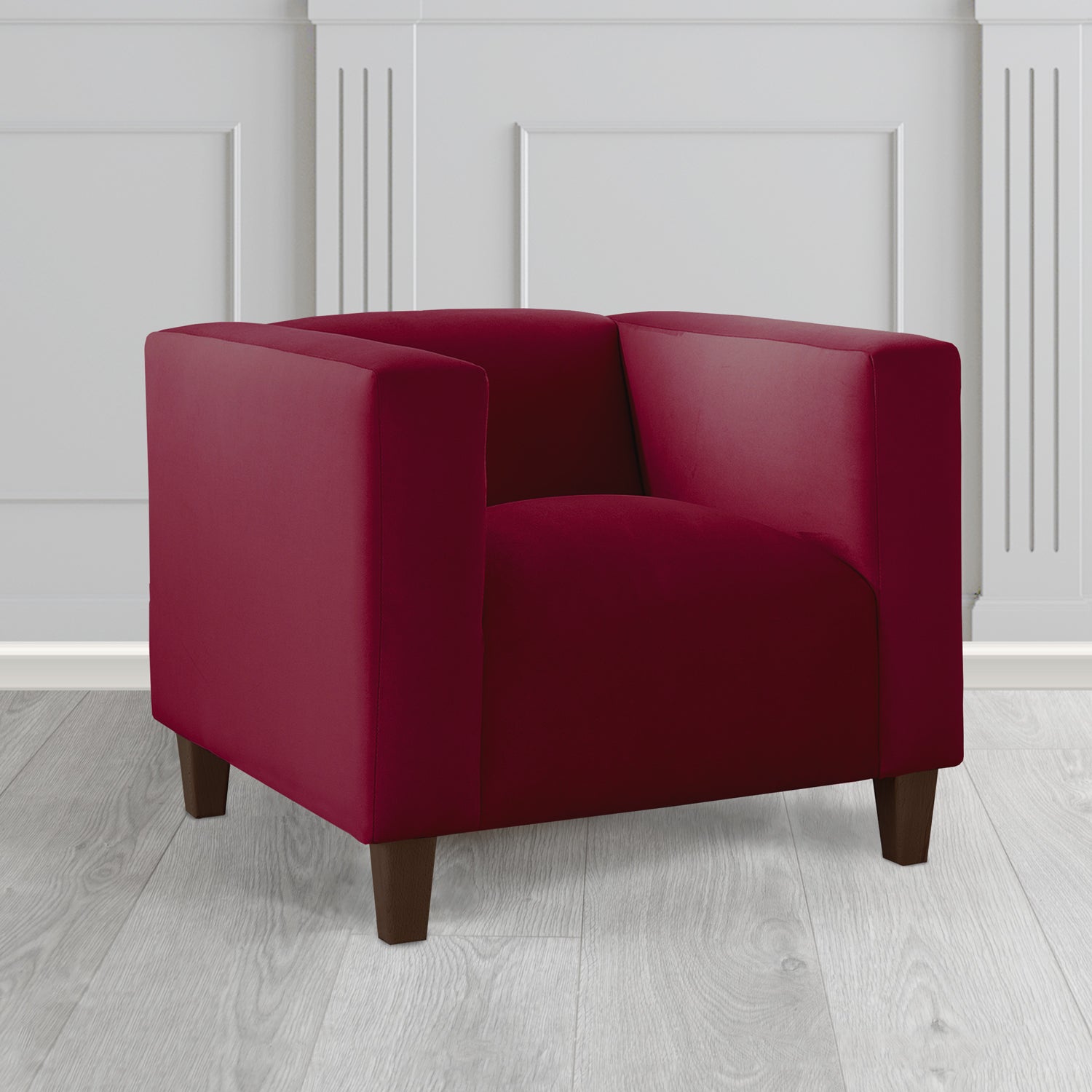 Bonnie Tub Armchair in Monaco Plush Velvet Fabric