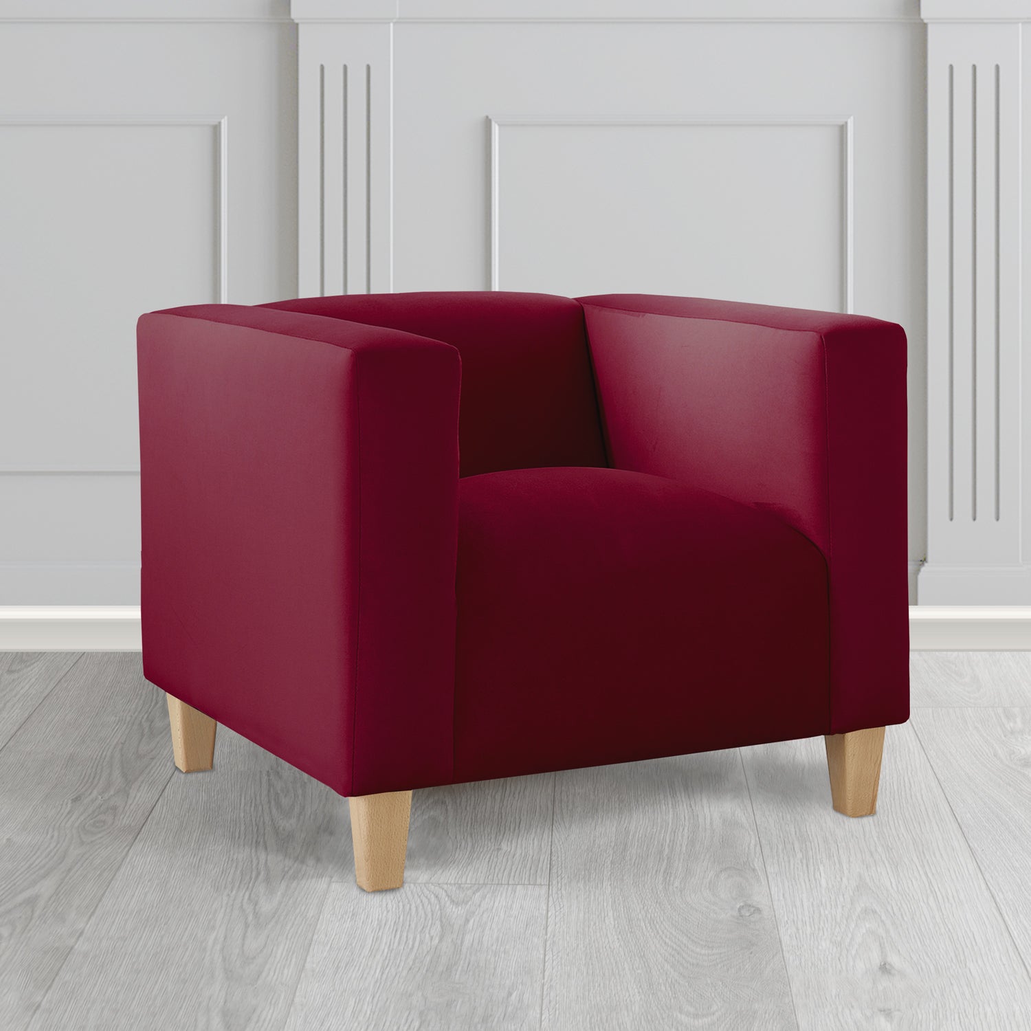 Bonnie Tub Armchair in Monaco Plush Velvet Fabric