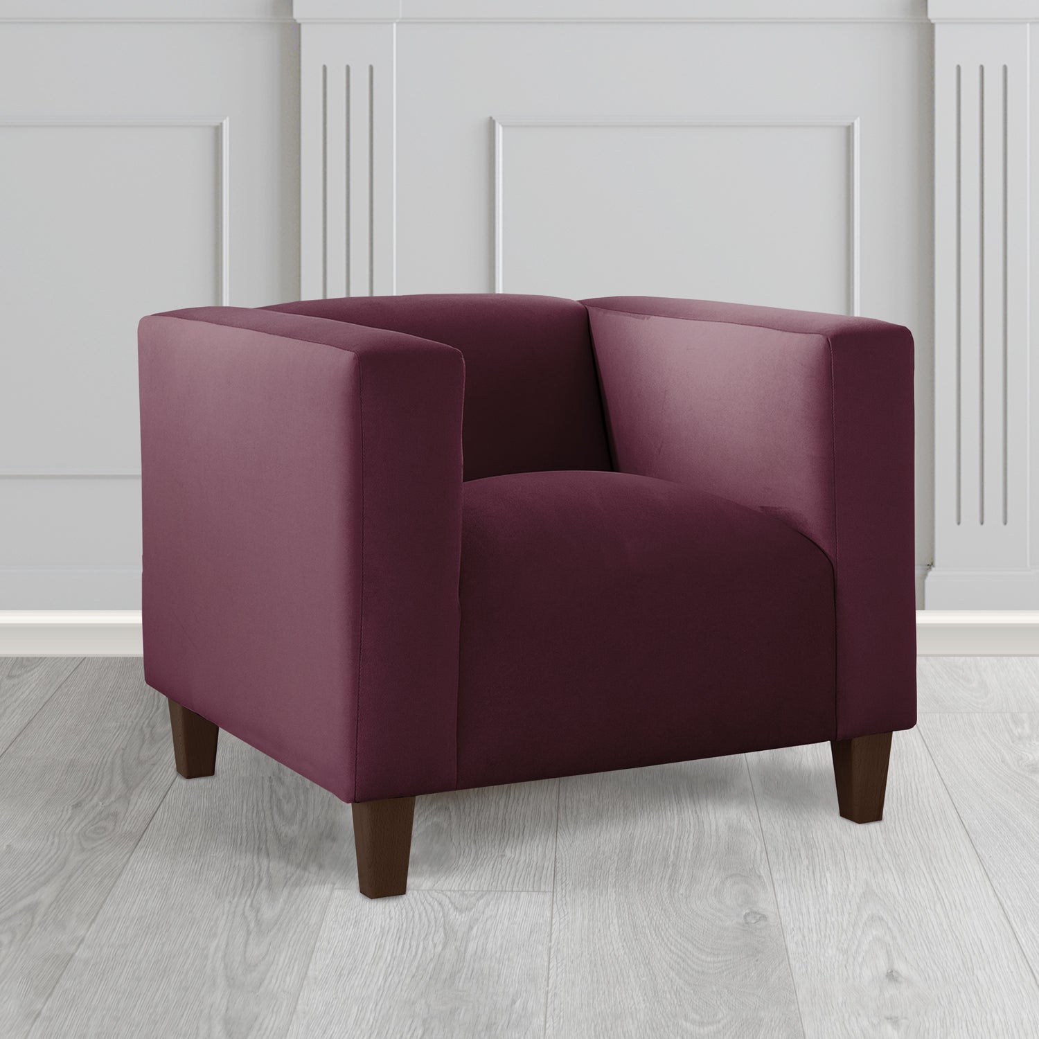 Bonnie Tub Armchair in Sapore Velvet Fabric