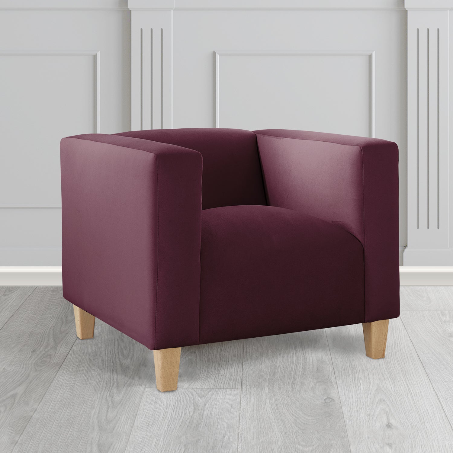 Bonnie Tub Armchair in Sapore Velvet Fabric