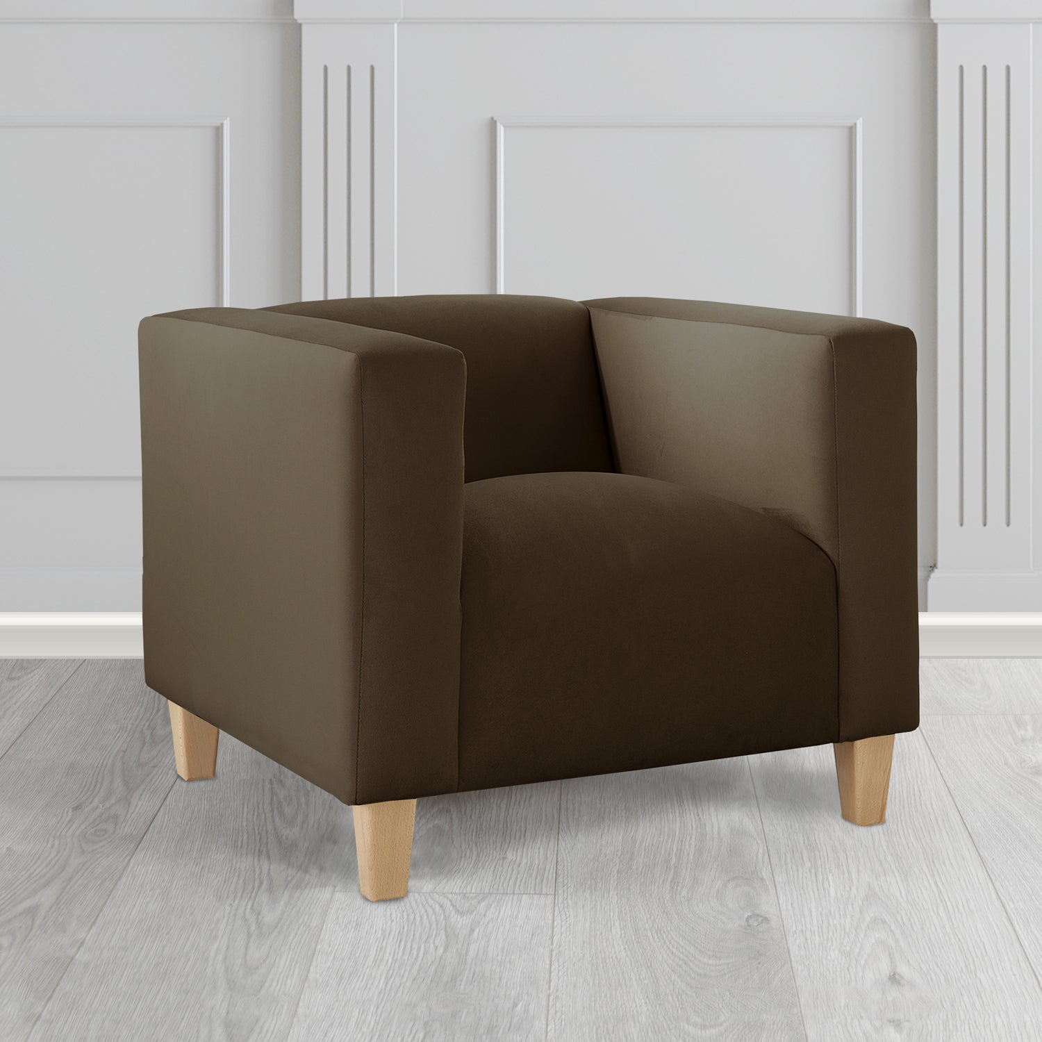 Bonnie Tub Armchair in Sapore Velvet Fabric