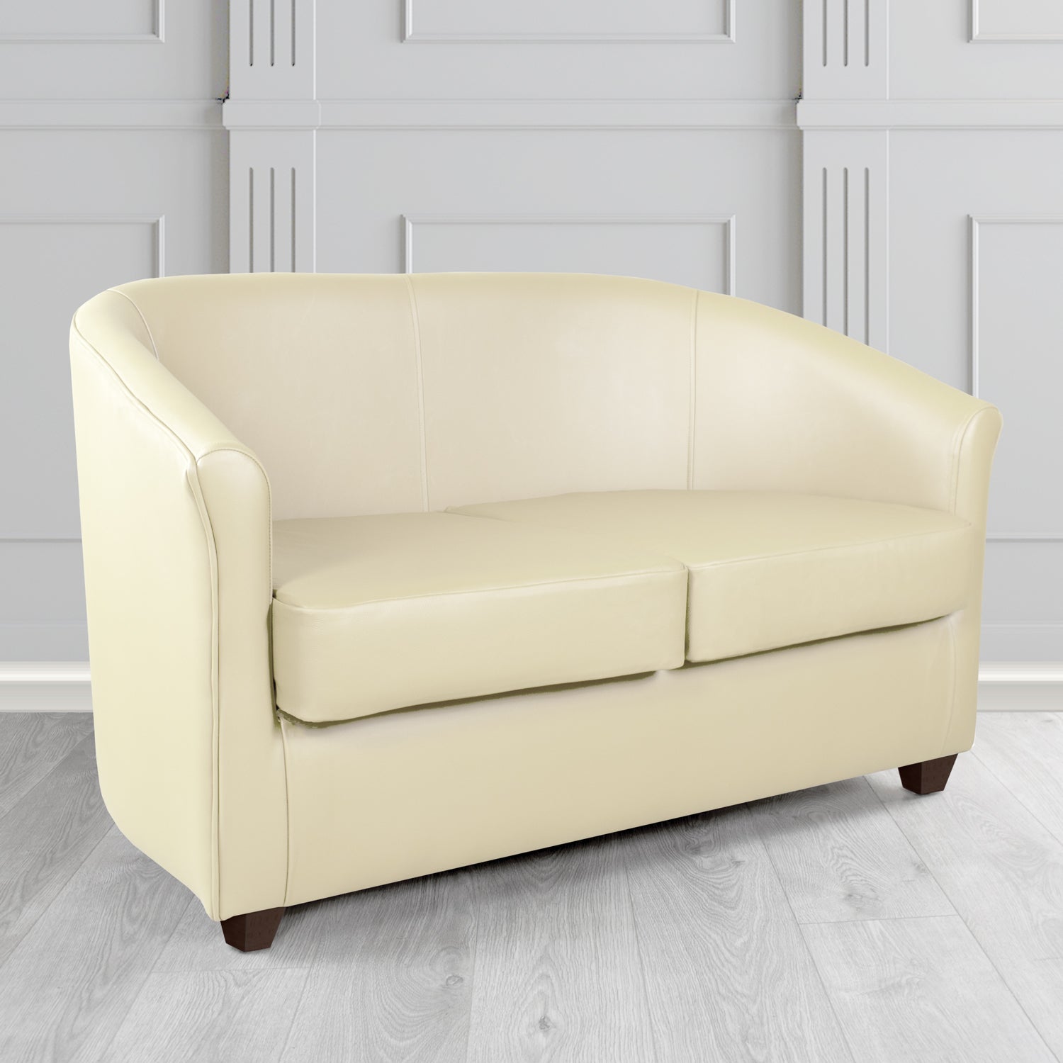 Cannes 2 Seater Tub Sofa in Madrid Faux Leather