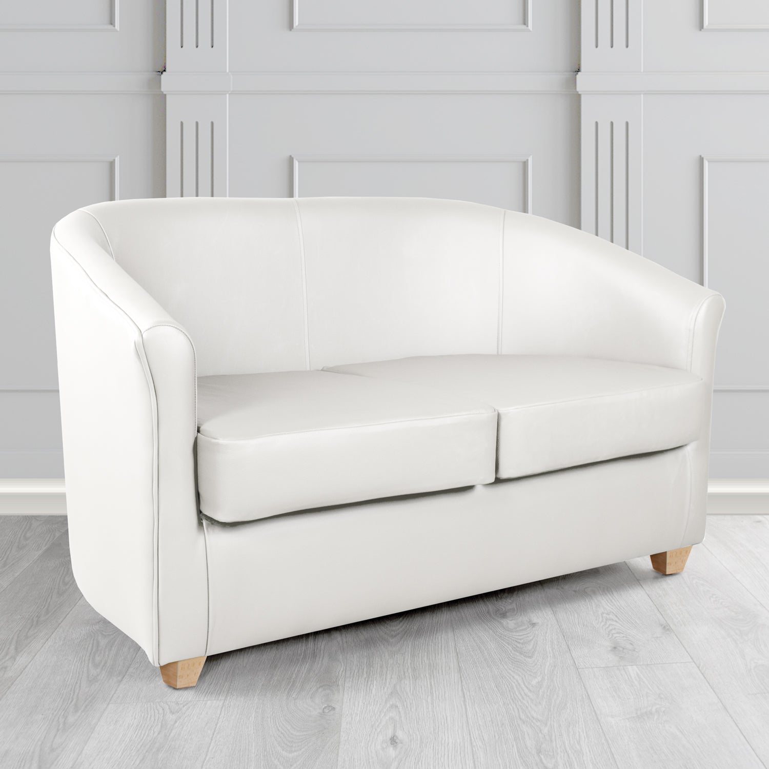Cannes 2 Seater Tub Sofa in Madrid Faux Leather