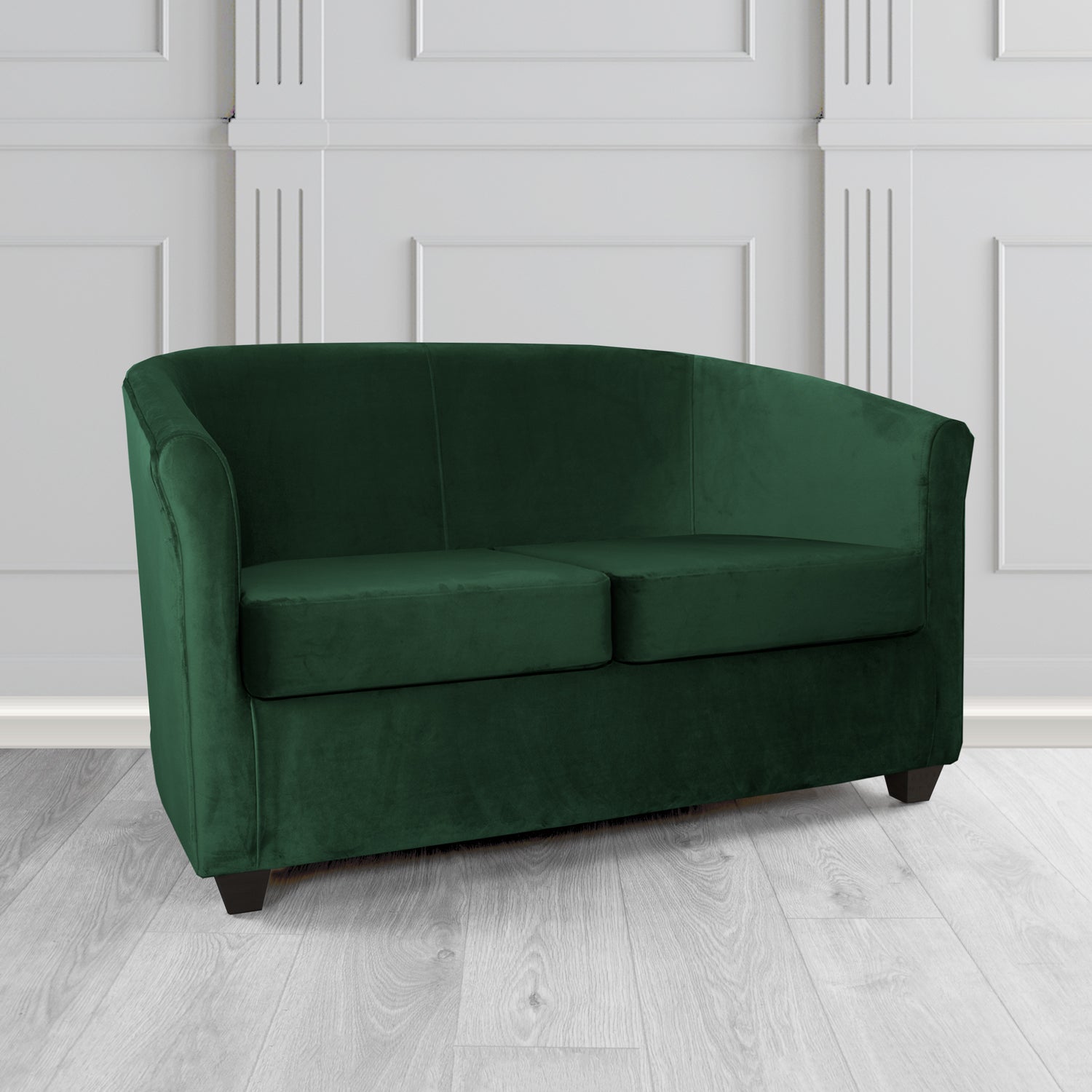 Cannes 2 Seater Tub Sofa in Sapore Crib 5 Velvet Fabric