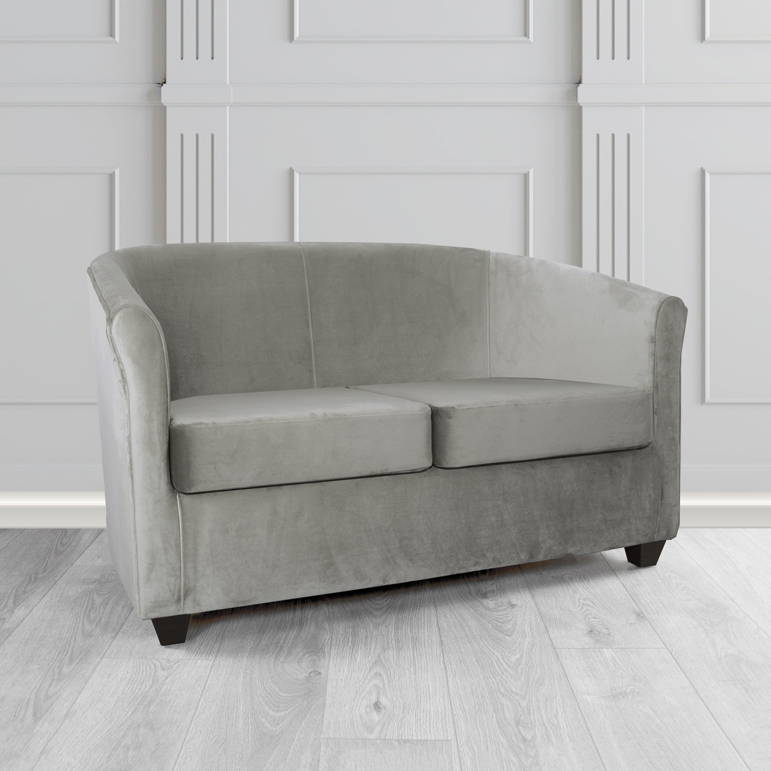 Cannes 2 Seater Tub Sofa in Sapore Crib 5 Velvet Fabric