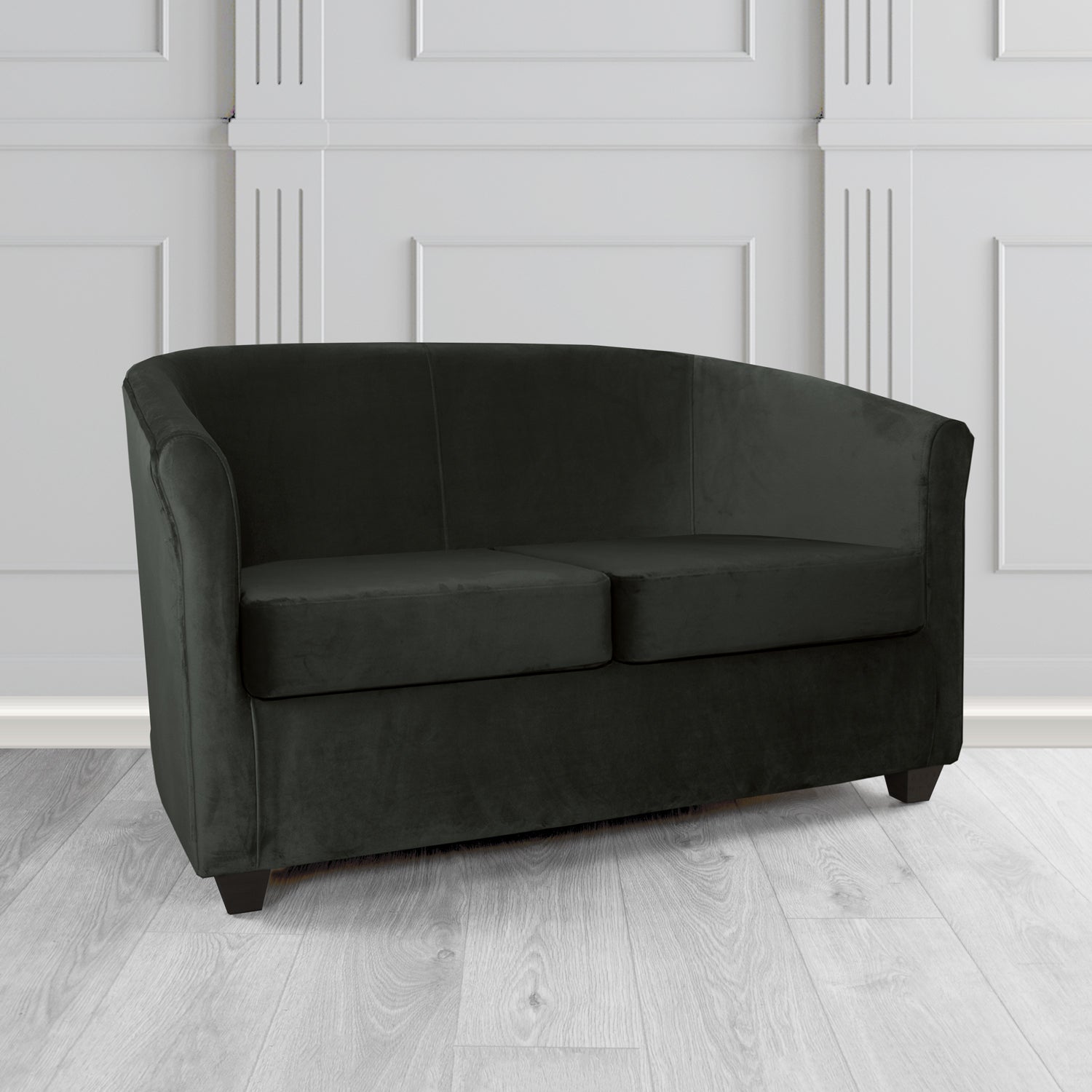 Cannes 2 Seater Tub Sofa in Sapore Crib 5 Velvet Fabric