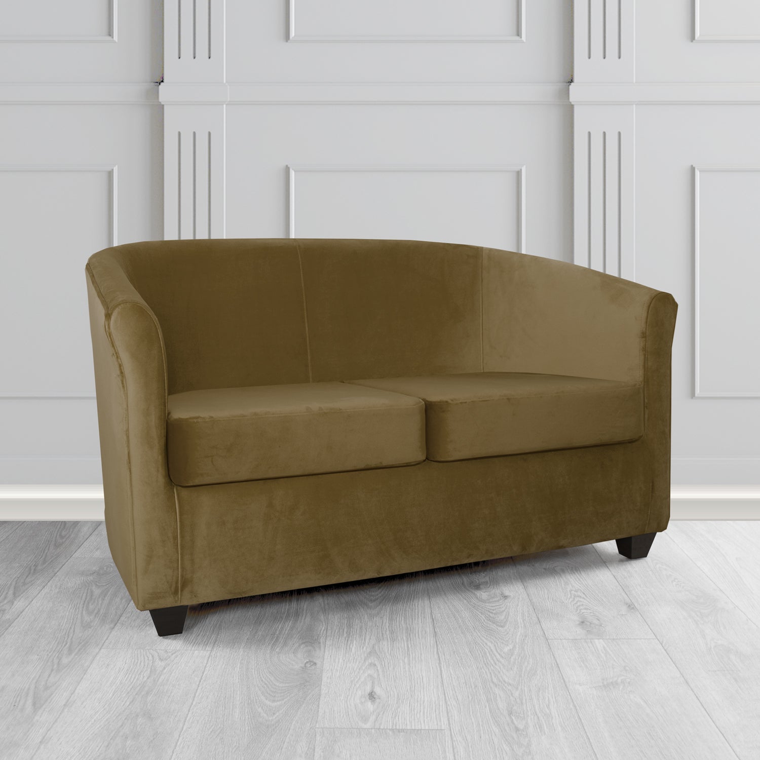 Cannes 2 Seater Tub Sofa in Sapore Crib 5 Velvet Fabric