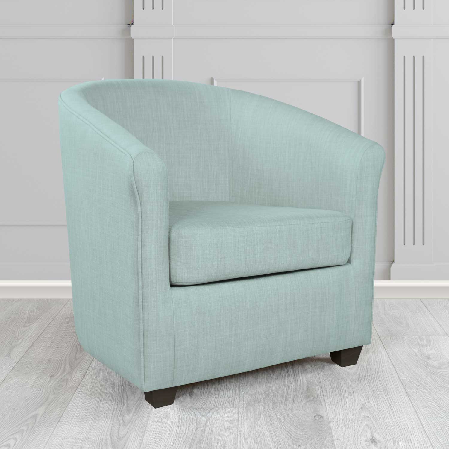 Cannes Tub Chair in Charles Plain Linen Fabric