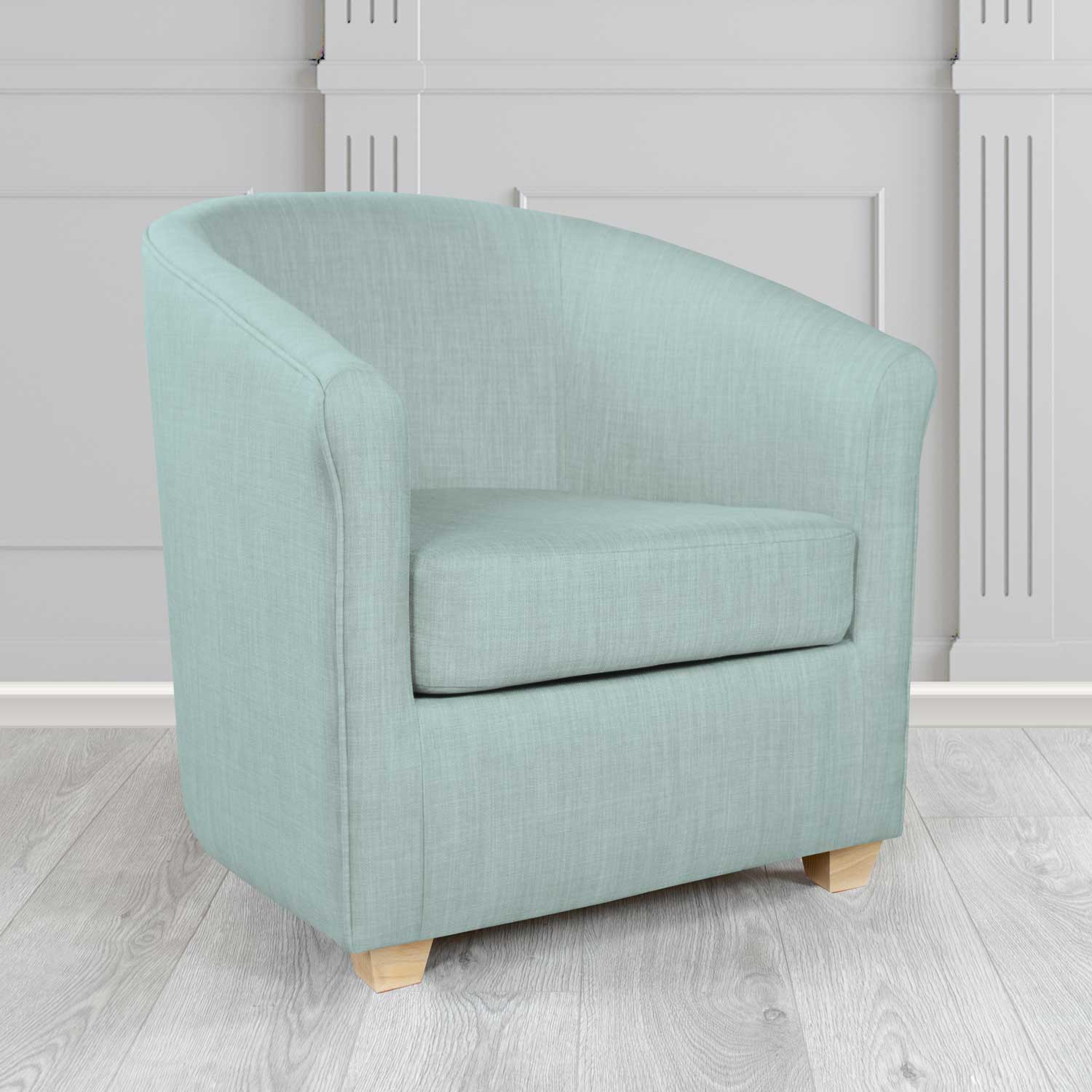 Cannes Tub Chair in Charles Plain Linen Fabric