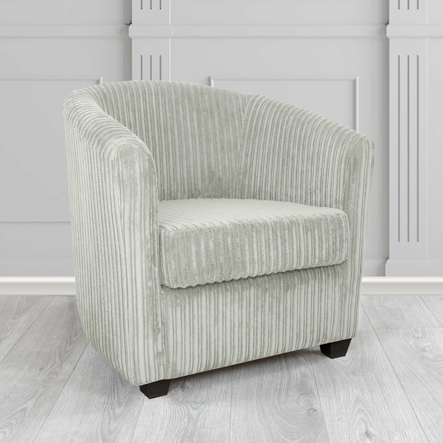 Cannes Tub Chair in Conway Plain Textured Fabric