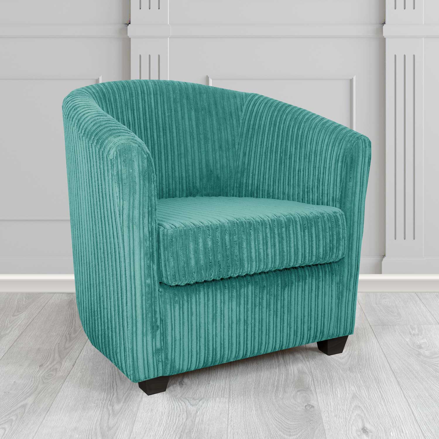 Cannes Tub Chair in Conway Plain Textured Fabric