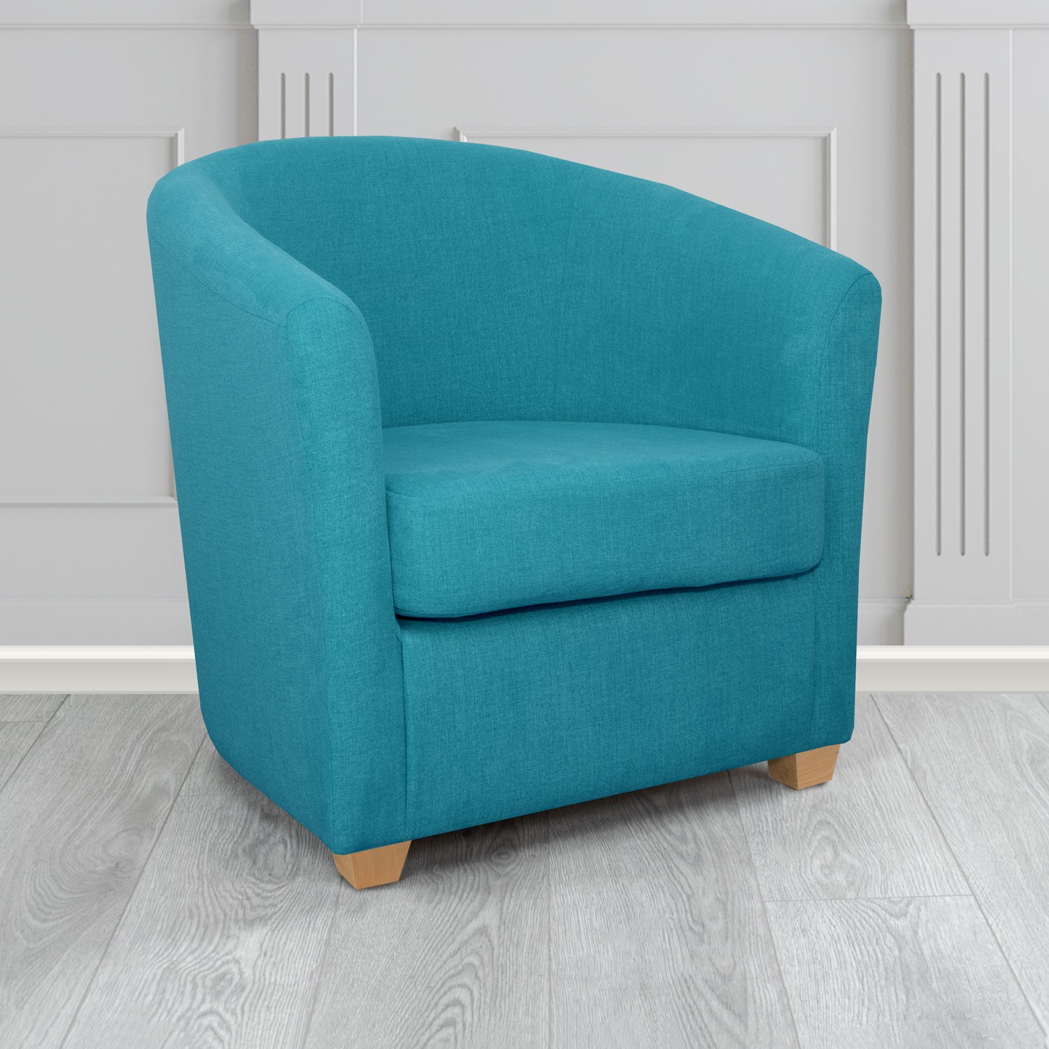 Turquoise tub shop chair