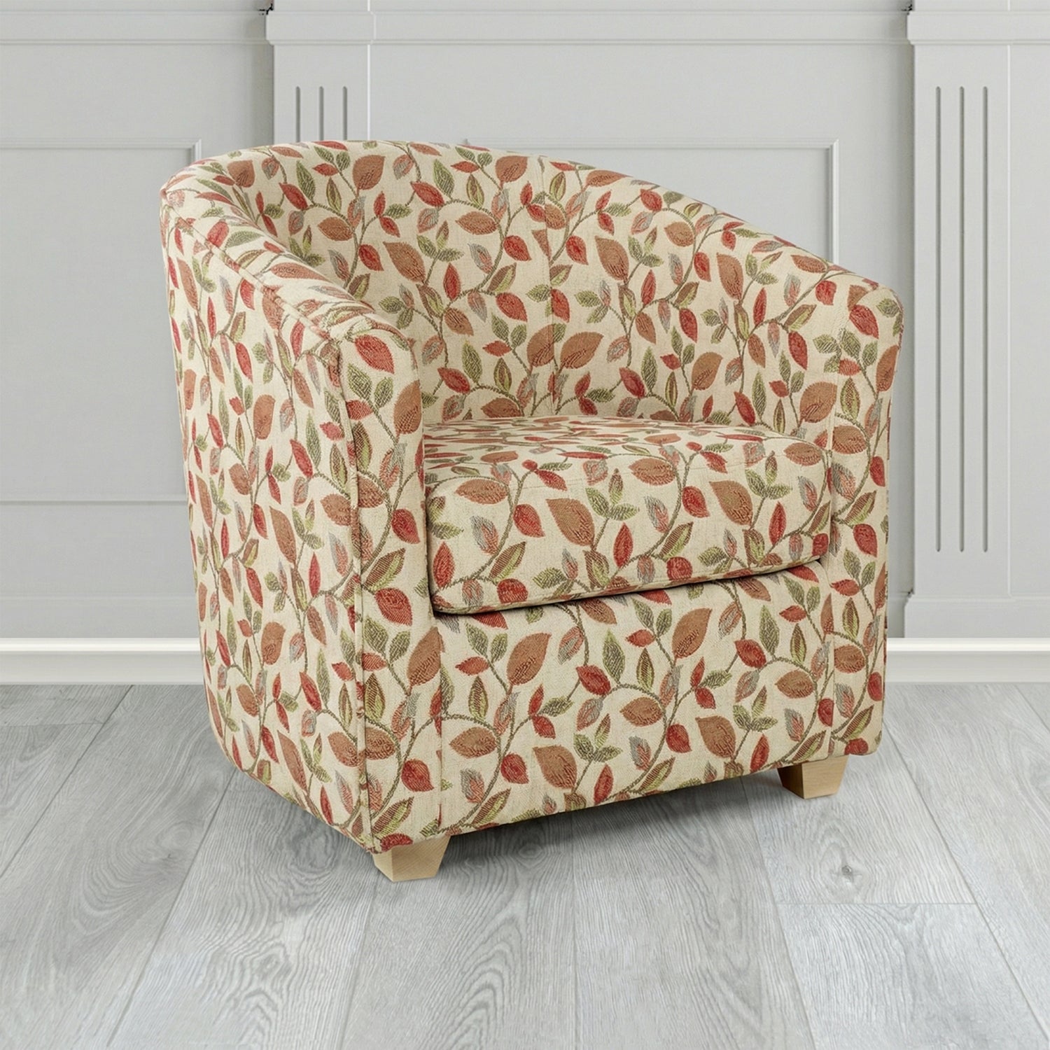 Cannes Tub Chair in Porter and Stone Vercelli Floral Fabric