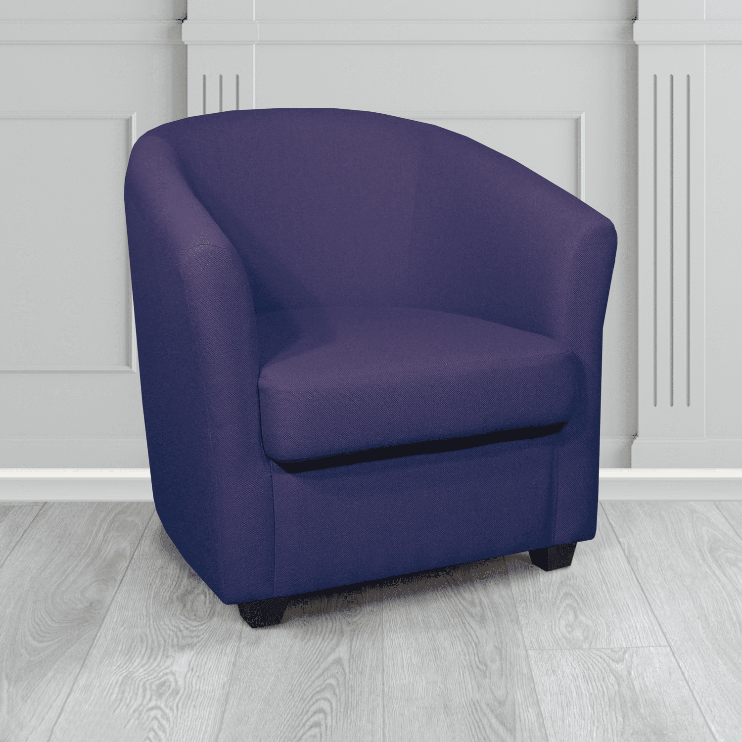 Cannes Tub Chair in Mainline Plus Prudence IF250 Crib 5 Fabric - The Tub Chair Shop